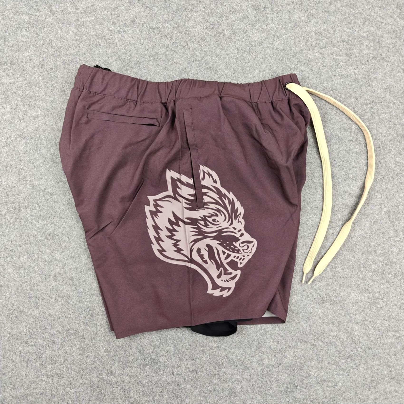 Darc Sport Darc Sport Compression Shorts Mens M Purple Pyramid V2 Wolves Lined New Size US 31 - 6 Thumbnail