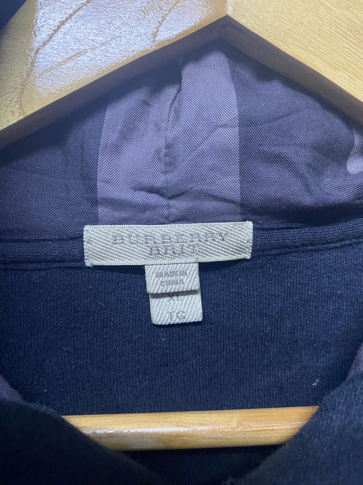 Burberry Burberry Brit Nova Check Hoodie Full Zip Jacket Size US XL / EU 56 / 4 - 12 Thumbnail
