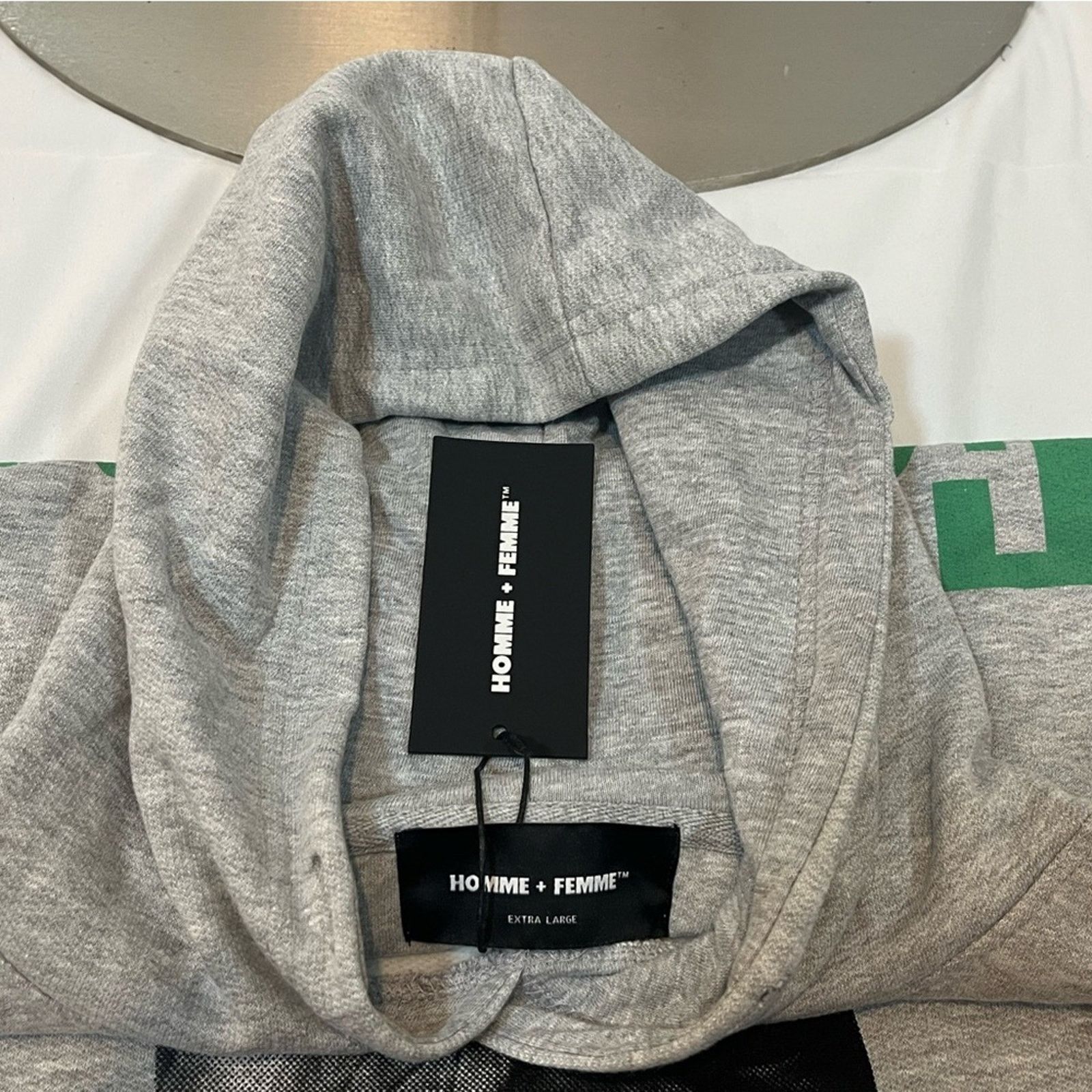 Homme + Femme La Grey and Green Homme Femme Hoodie Men’s XL NWT Size US XL / EU 56 / 4 - 3 Thumbnail