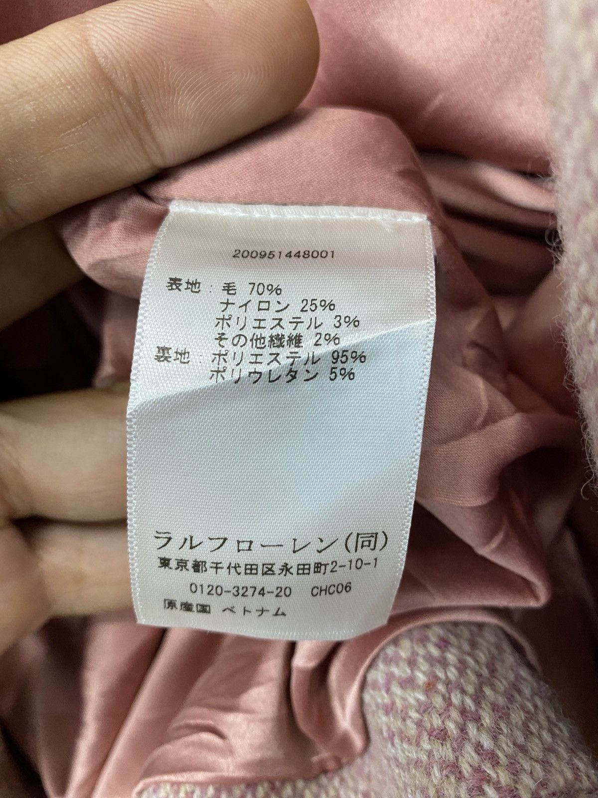 Designer × Ralph Lauren × Vintage Vintage ralph lauren wool coat double breasted Size S / US 4 / IT 40 - 8 Thumbnail