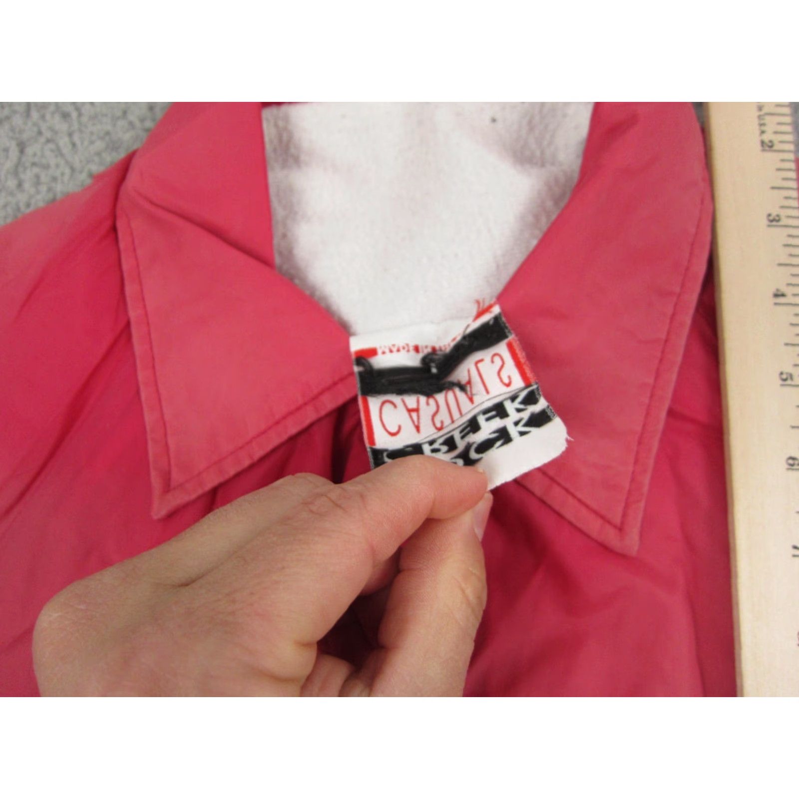 Coach VINTAGE Rock Creek Bomber Jacket Womens L Pink Satin 90s 80s USA Size L / US 10 / IT 46 - 6 Thumbnail