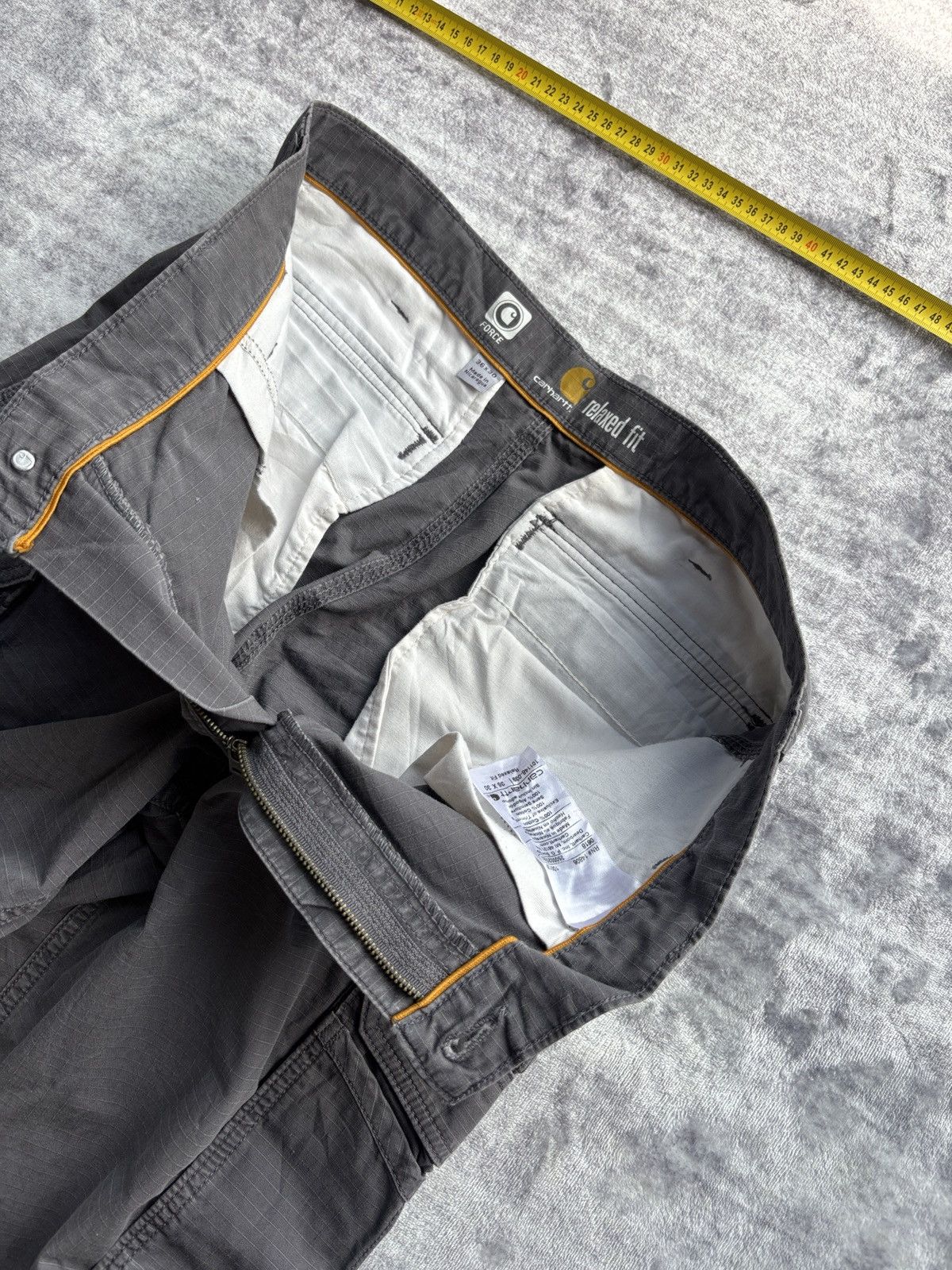 Carhartt Carhartt Force Relaxed Fit Grey Cargo Work Pants Size US 36 / EU 52 - 10 Thumbnail