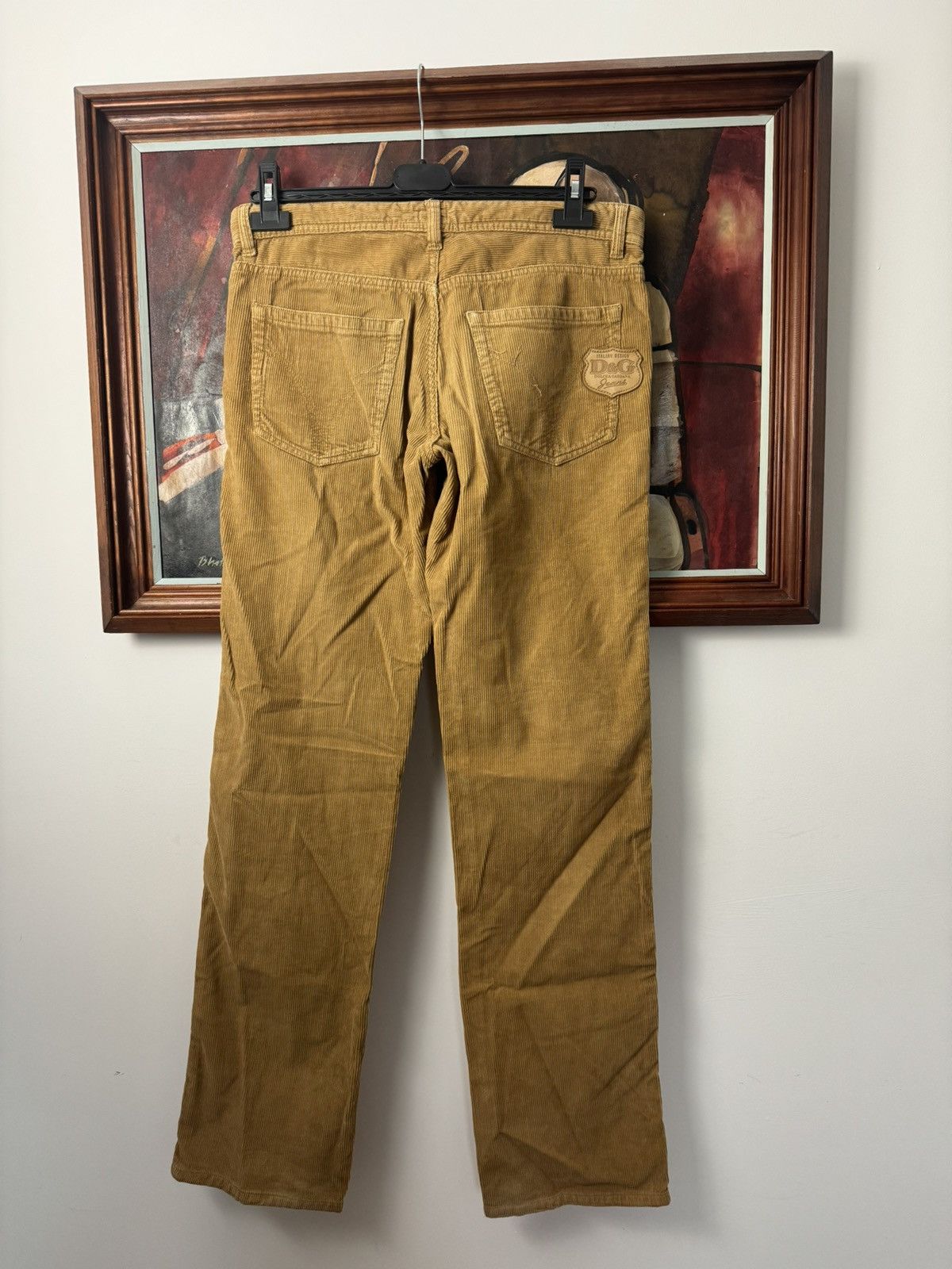 Dolce & Gabbana Vintage Y2k Dolce & Gabbana Corduroy Wool Pant Brown Size US 34 / EU 50 - 1 Thumbnail