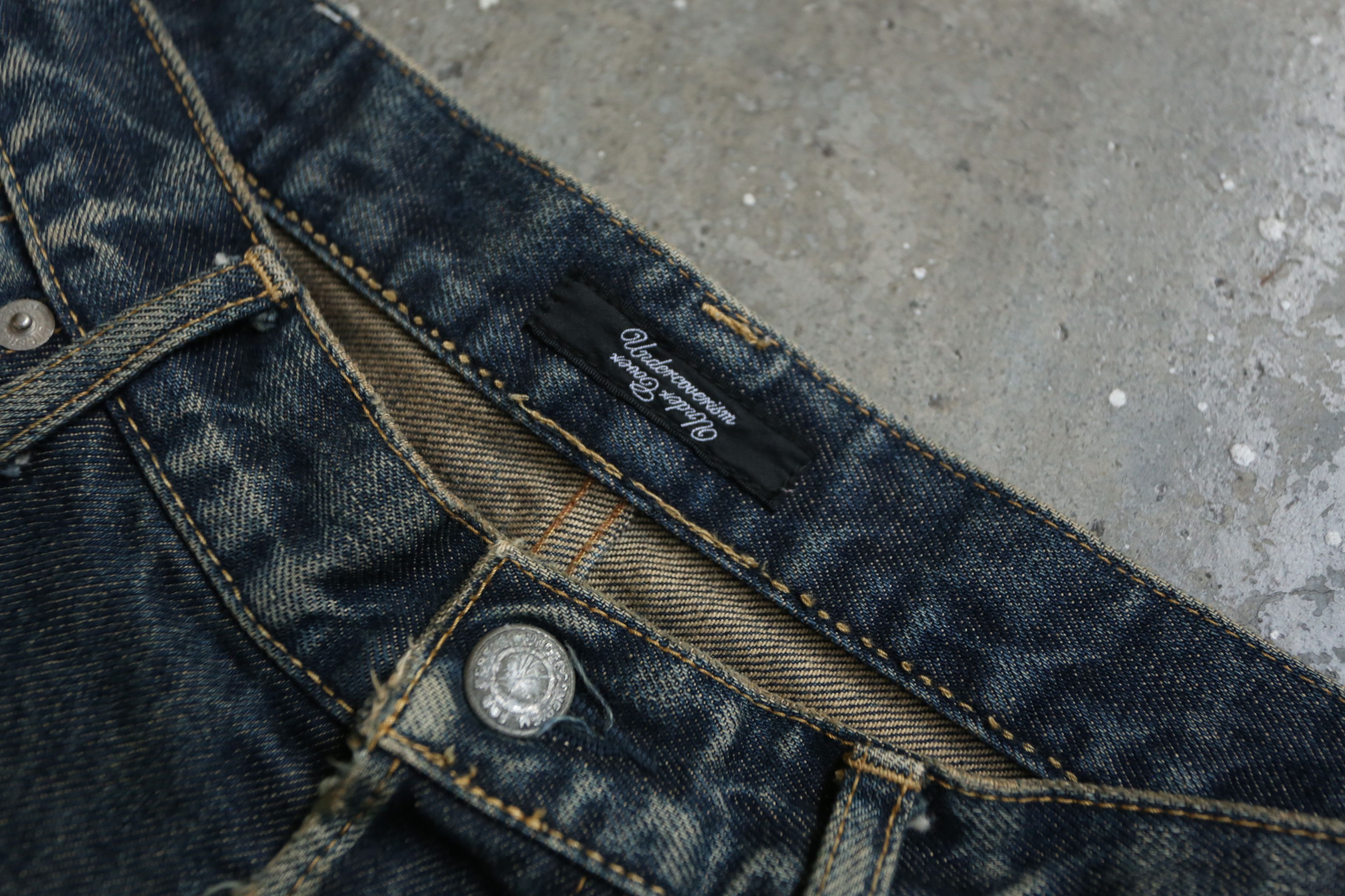 Undercover Undercover - S/S 10 - 68 Blue Yarn Denim Jean Size US 30 / EU 46 - 8 Thumbnail