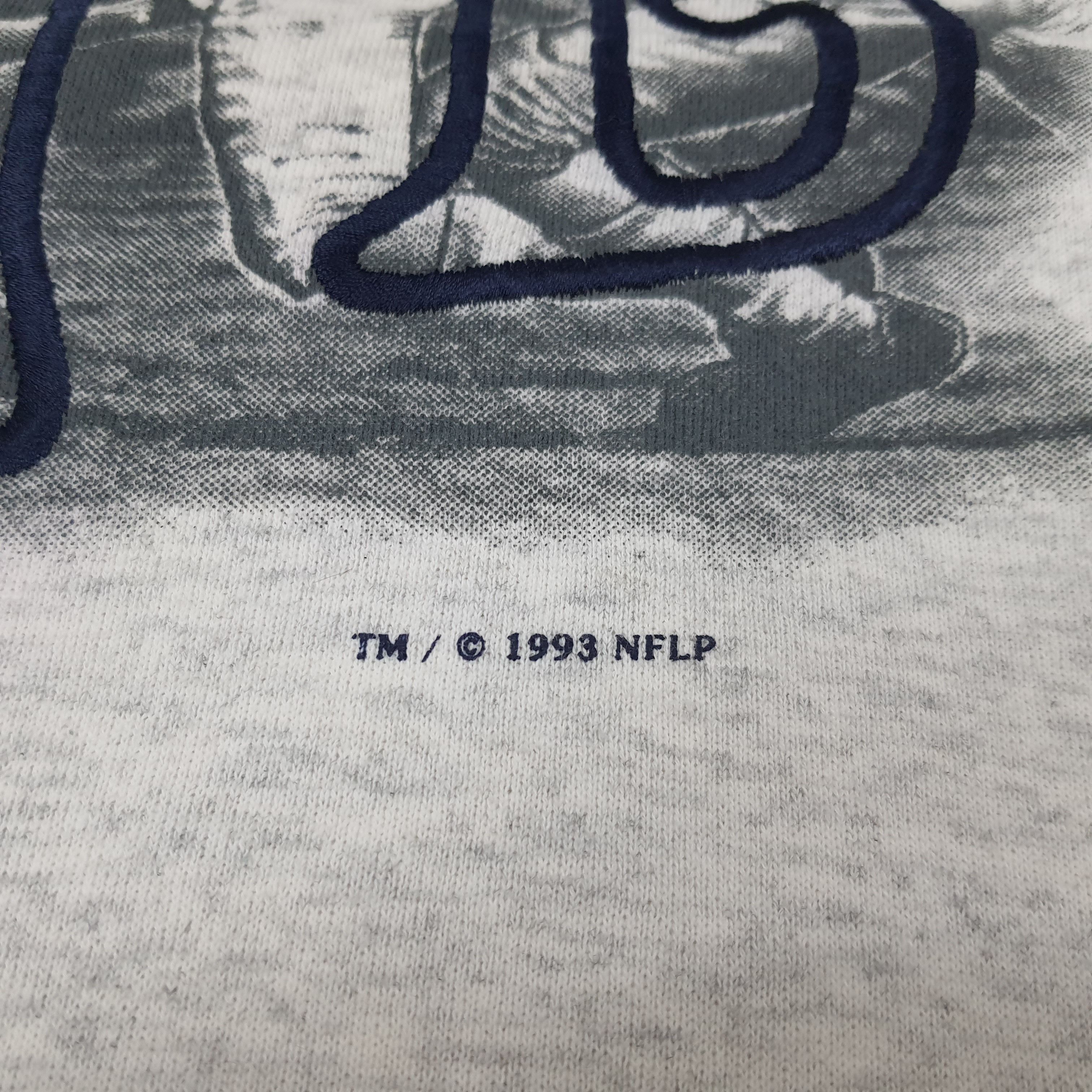 Nutmeg Vintage Dallas Cowboys NFL 90s Sweatshirt C261N18 Size US L / EU 52-54 / 3 - 3 Thumbnail