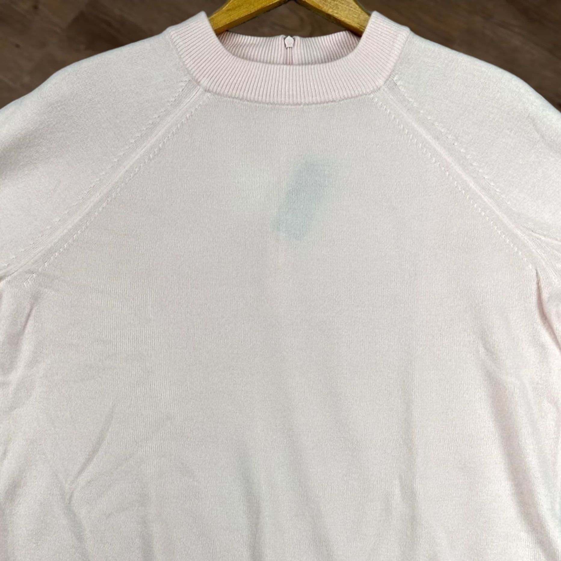 Vintage Karen Scott Womens XL Light Pink Lux Mock Knit Pullover Sweater Long Sleeve NEW Size XL / US 12-14 / IT 48-50 - 1 Thumbnail