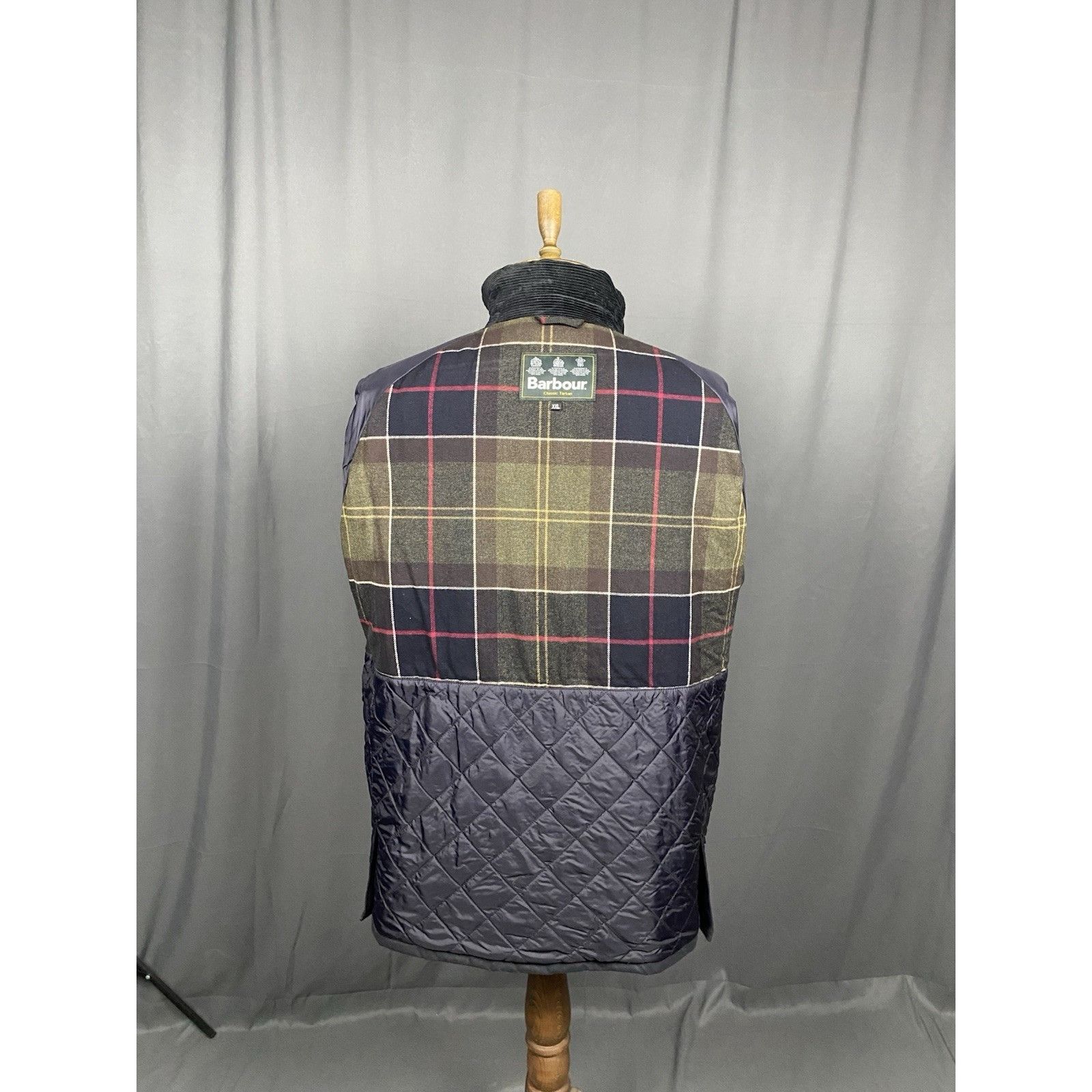 Barbour MINT! Barbour Rufford Men's Blue Waxed Insulated Motorcycle Size US XXL / EU 58 / 5 - 8 Thumbnail
