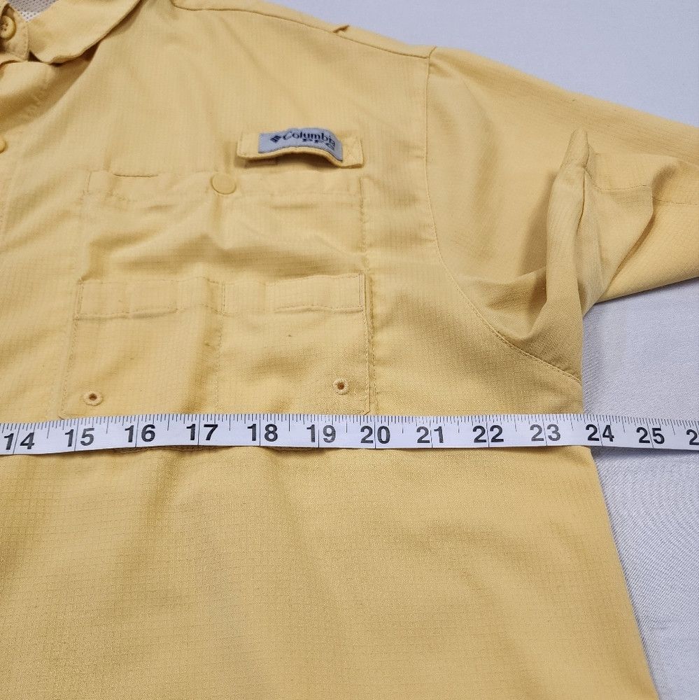 Columbia Columbia PFG Yellow Lightweight Fishing Performance Shirt Size US L / EU 52-54 / 3 - 5 Thumbnail