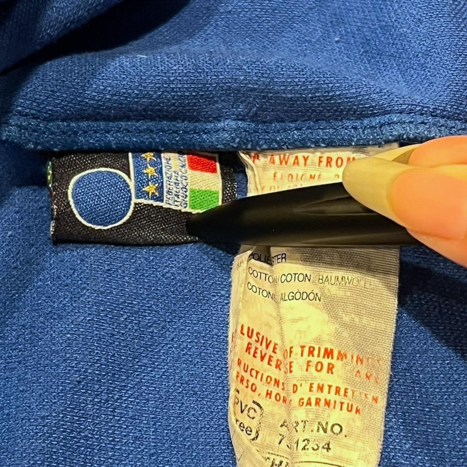 Puma Puma x Italy Flag 2004 Blue 1/4 Zip Soccer Training Jacket Size US M / EU 48-50 / 2 - 6 Thumbnail