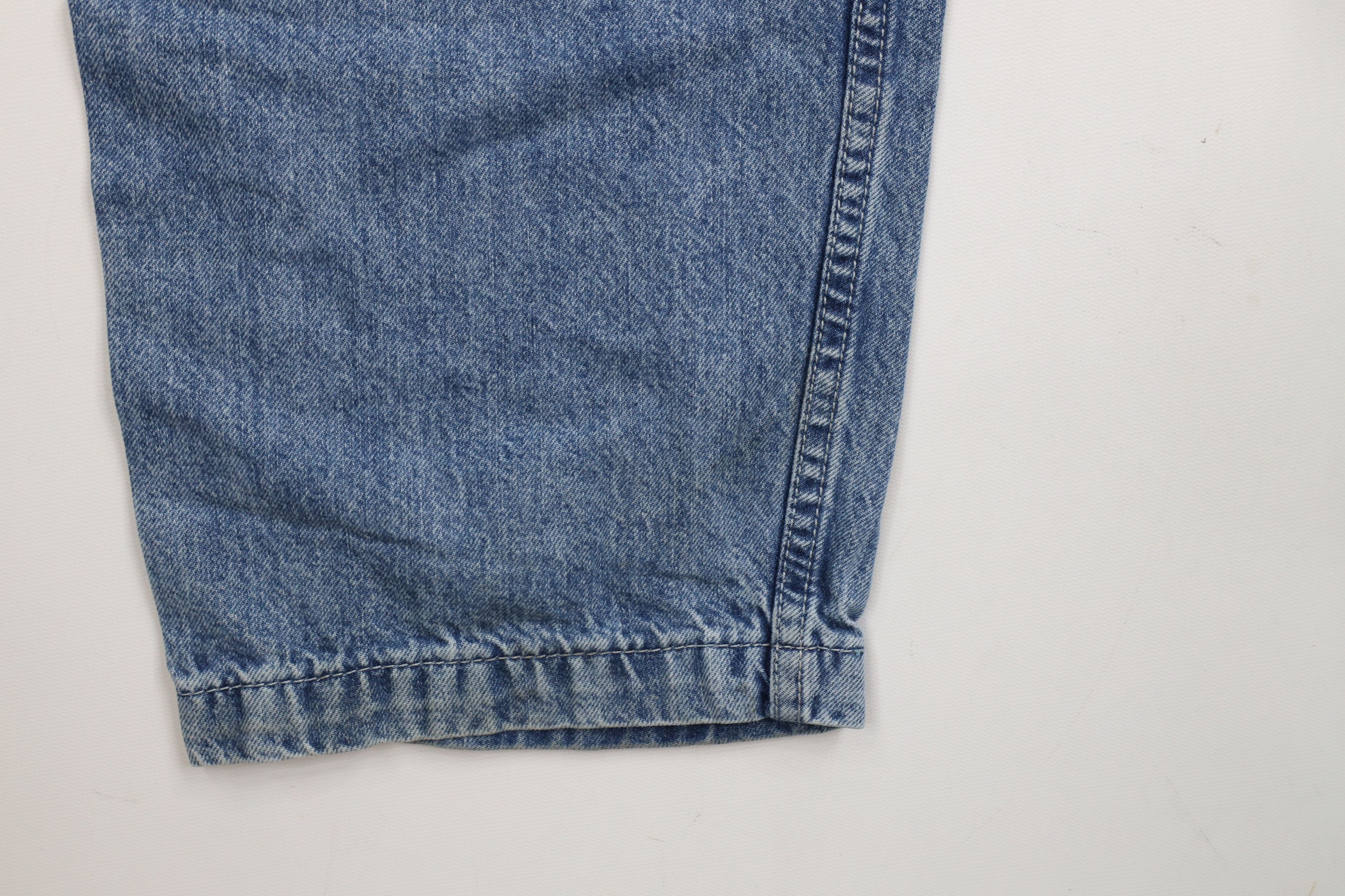 Levi's × Vintage Vintage Y2K Levis Relaxed Fit Dungaree Denim Jeans Blue Size US 38 / EU 54 - 14 Thumbnail