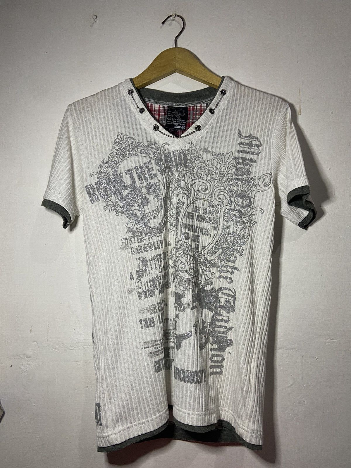 5351 POUR LES HOMMES Vintage clash poem y2k t-shirts Size US L / EU 52-54 / 3 - 1 Thumbnail