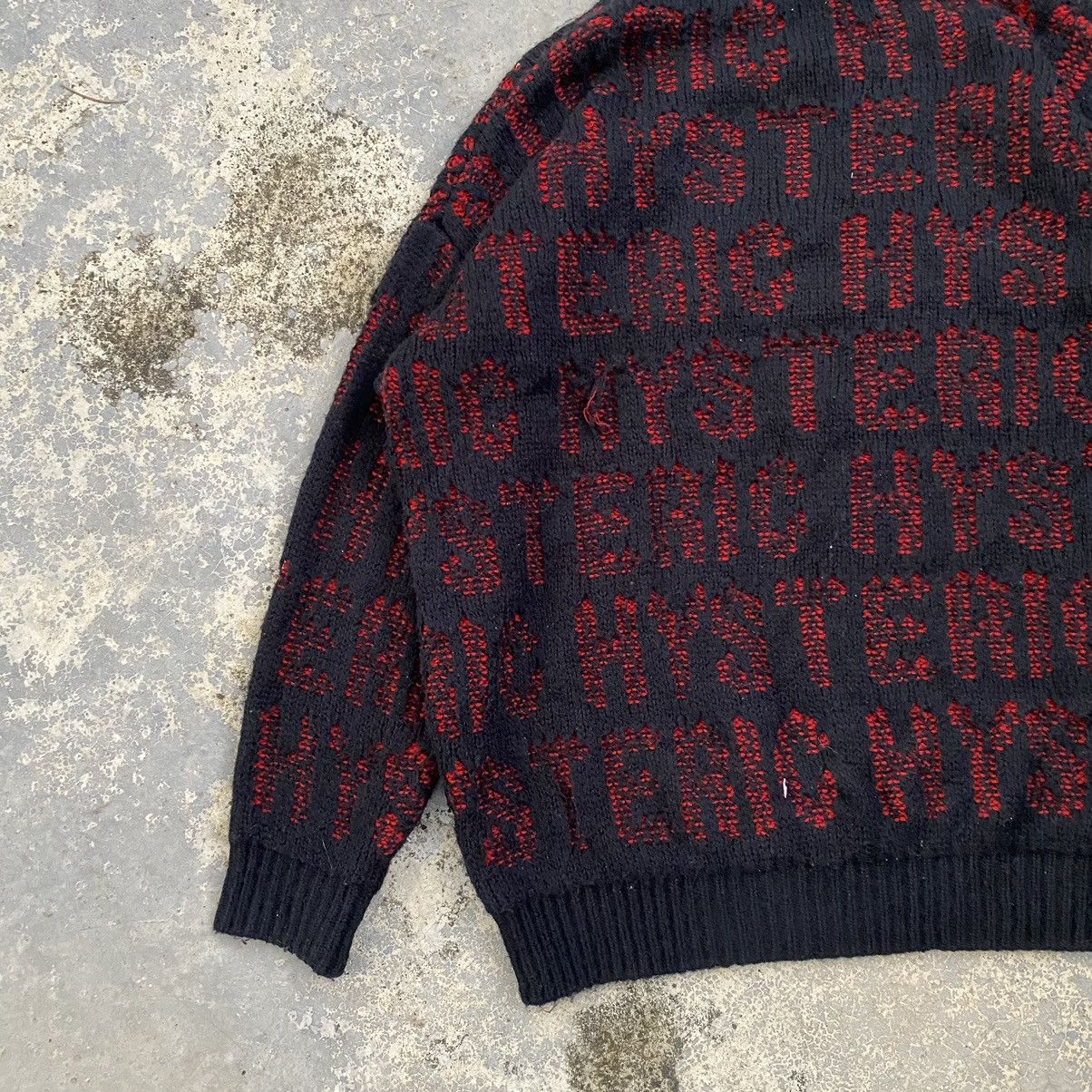 Hysteric Glamour hysteric glamour monogram knitwear sweatshirt Size US L / EU 52-54 / 3 - 16 Thumbnail