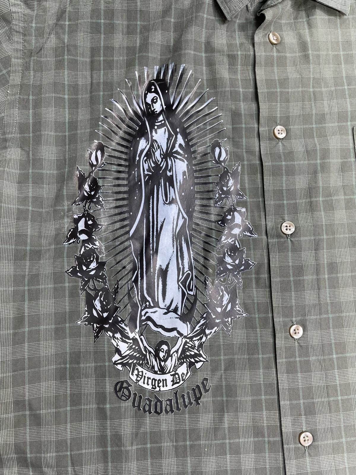 Affliction VAN HUESEN VIRGIN MARRY STYLE FLANNEL Size 44R - 2 Thumbnail
