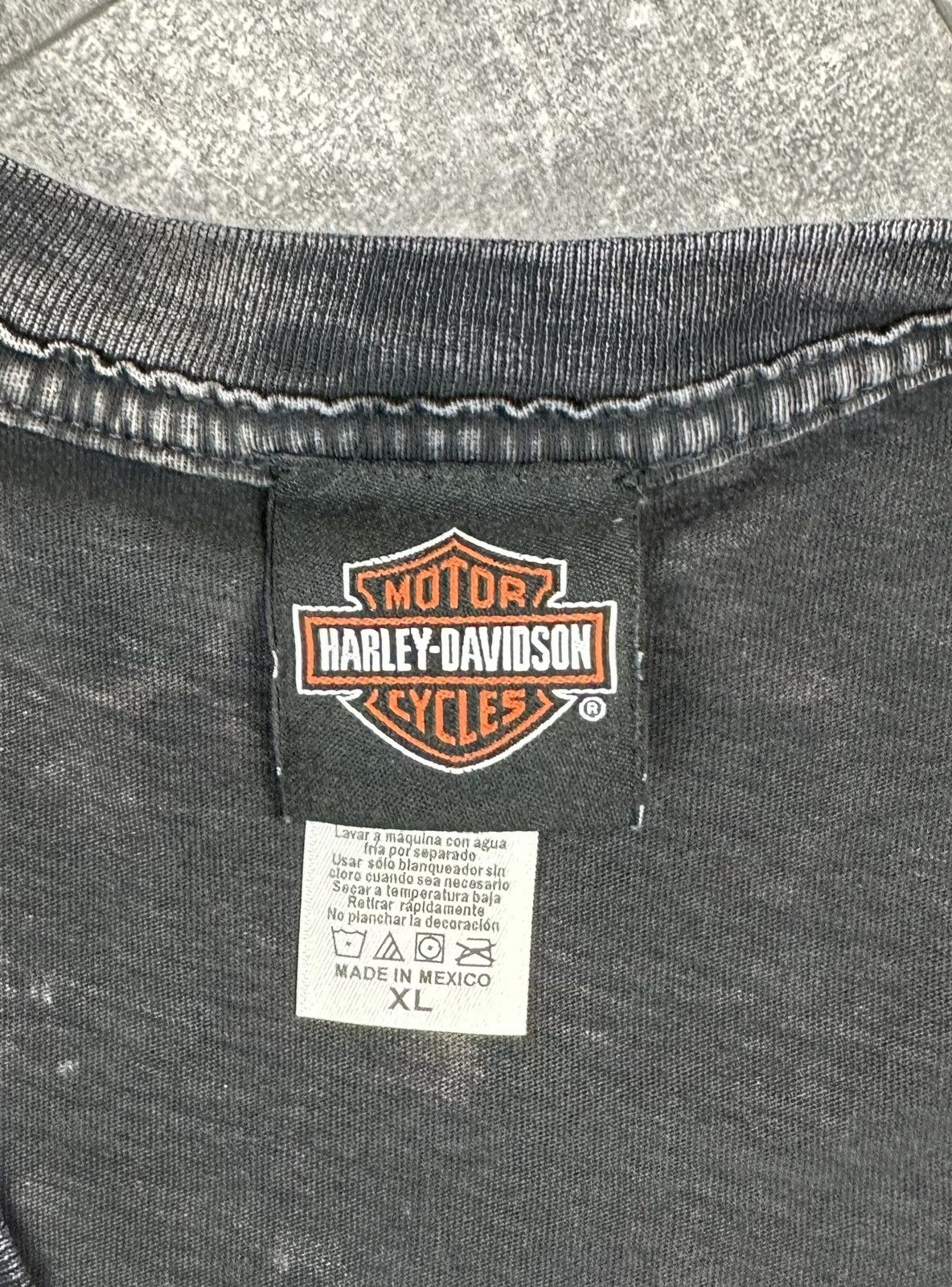 Harley Davidson Harley Davidson Taiday Mens Scull Overprint Logo T-Shirt Size US XL / EU 56 / 4 - 7 Thumbnail