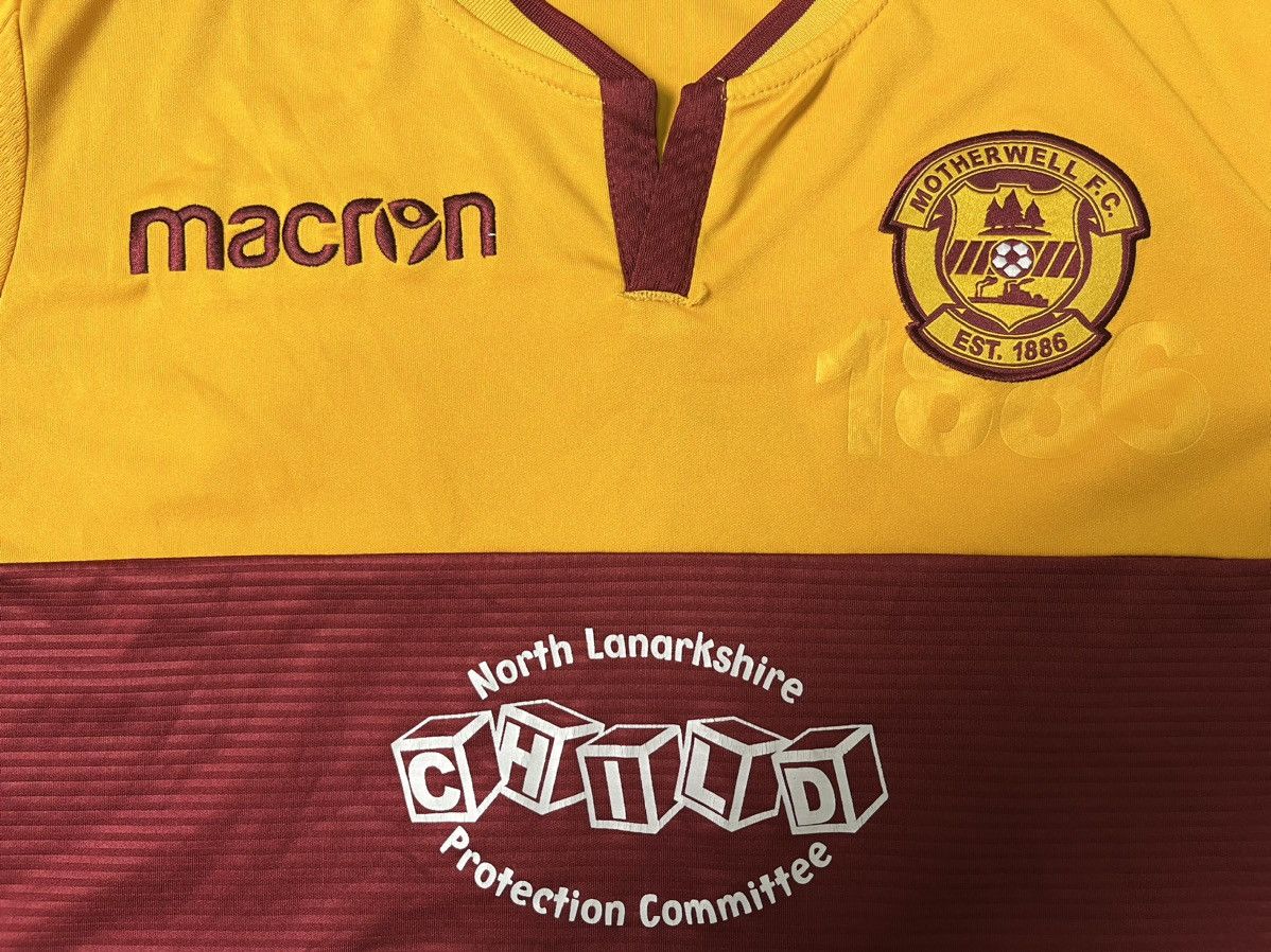 Macron MOTHERWELL 2017/18 HOME FOOTBALL SHIRT SOCCER JERSEY MACRON Size US M / EU 48-50 / 2 - 3 Thumbnail