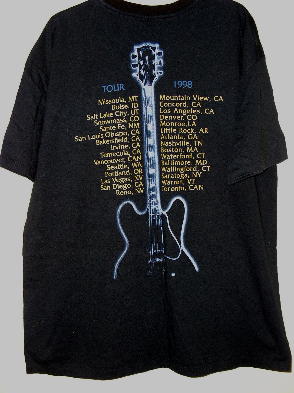 Vintage B.B. King Concert Tour T Shirt Vintage 1998 Single Stitched Size US XXL / EU 58 / 5 - 2 Thumbnail