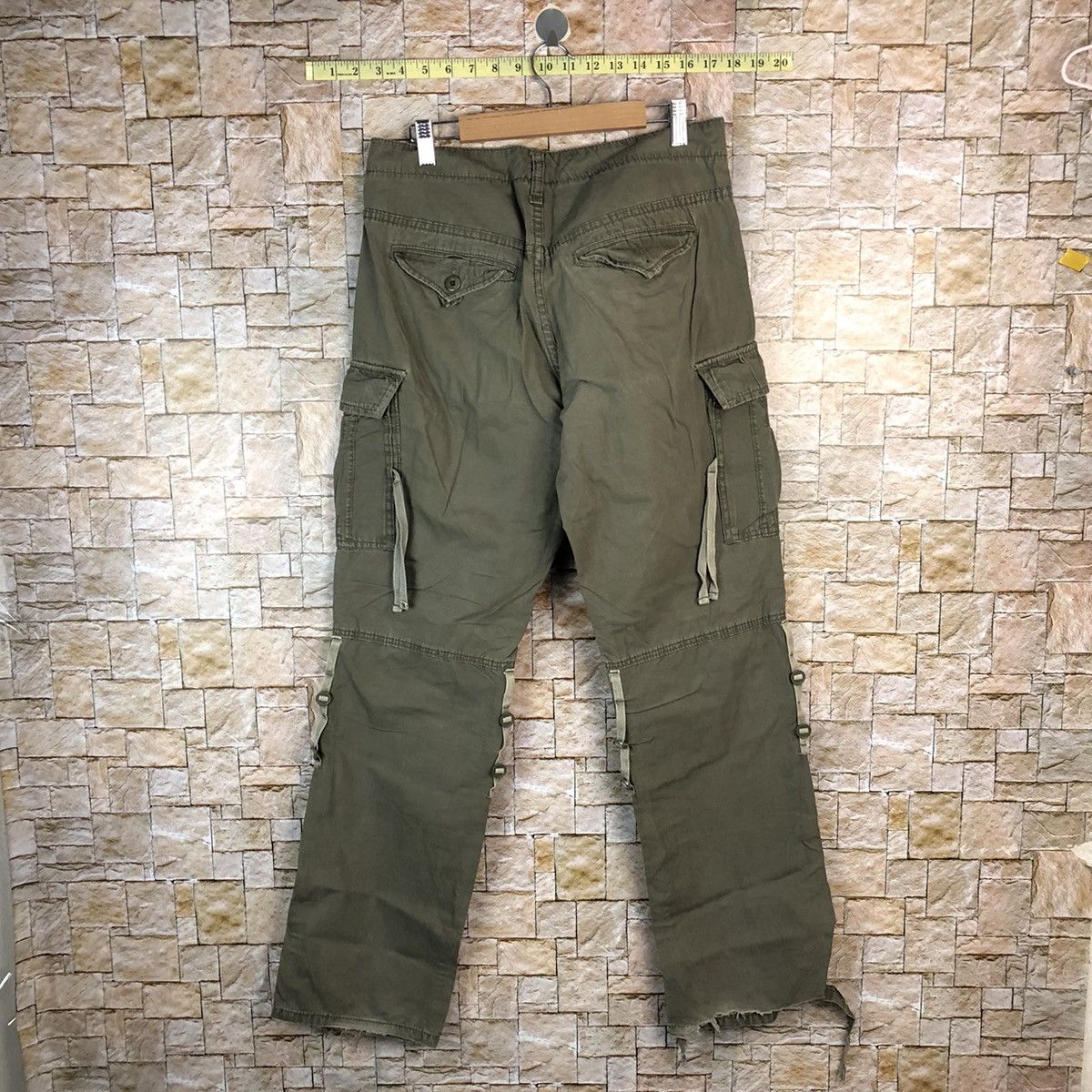 Japanese Brand Baldia Green Cargo Multipocket Pants #A988 Size US 30 / EU 46 - 15 Thumbnail