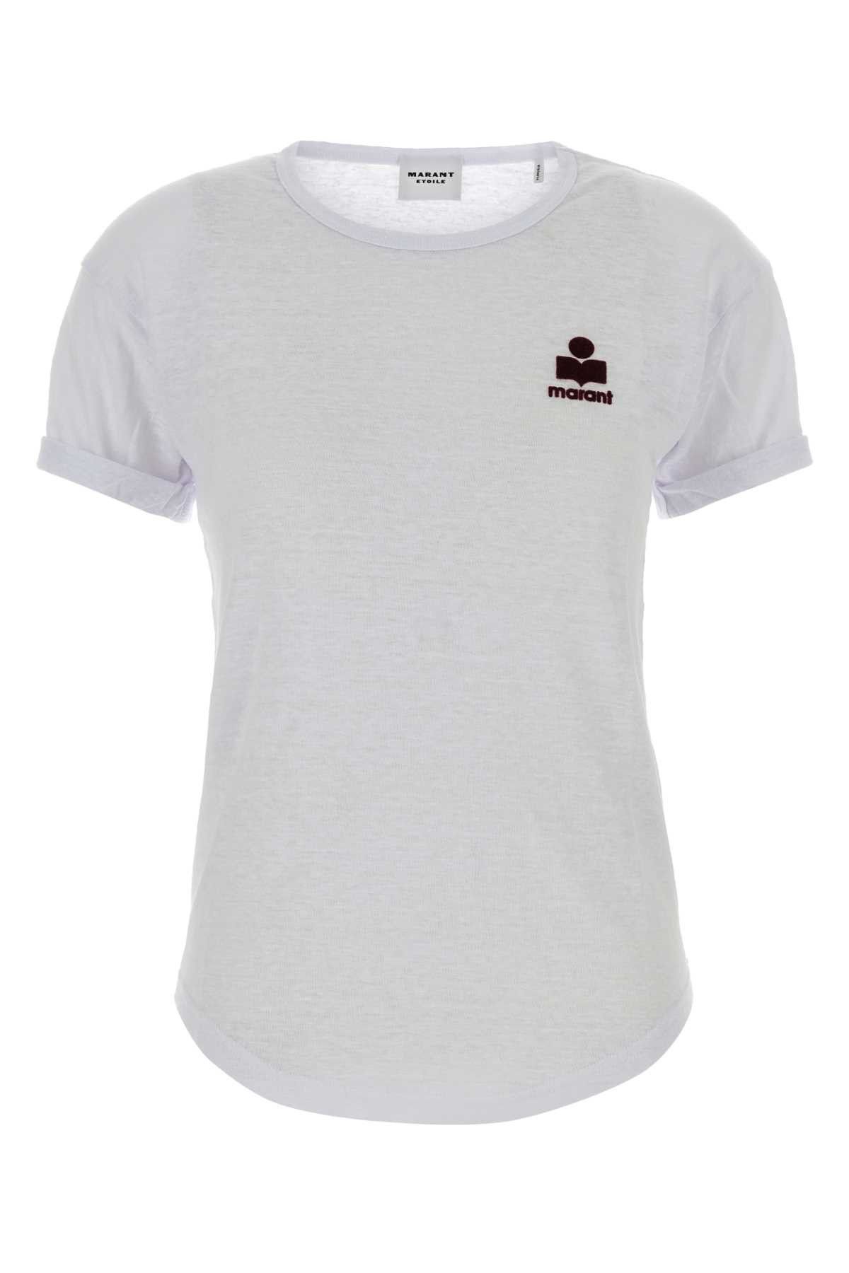 Isabel Marant Etoile White Linen Koldia T-Shirt Size M / US 6-8 / IT 42-44 - 1 Thumbnail