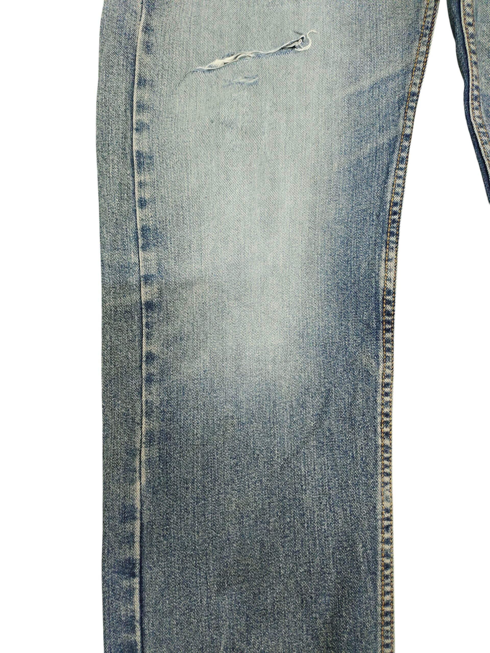Levi's Vintage Clothing Vintage Levis 505 Clawmark Distress Faded Denim Jeans Size US 30 / EU 46 - 4 Thumbnail