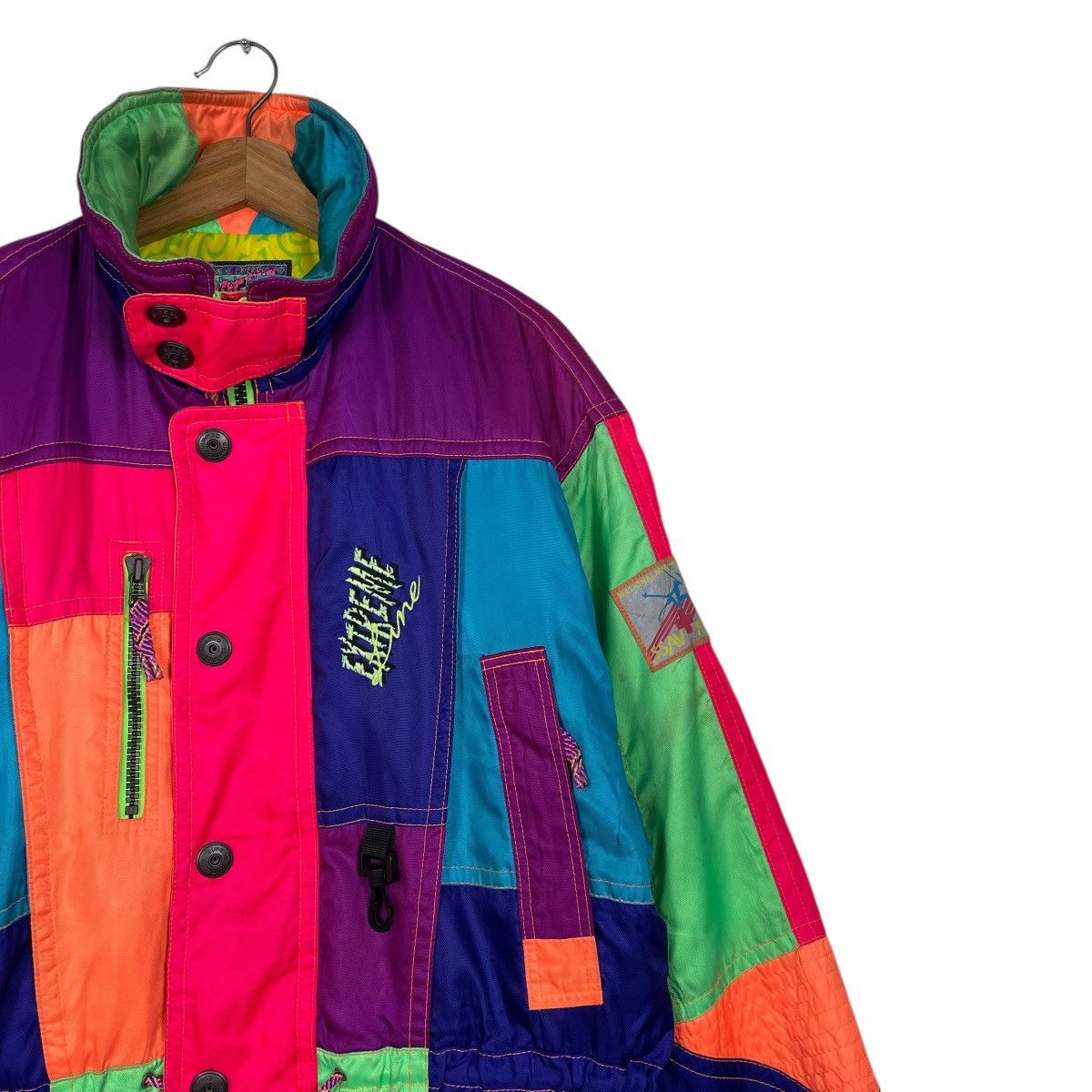 Goldwin Nice Design Goldwin Multicolor Skiwear Jacket Size US L / EU 52-54 / 3 - 5 Thumbnail