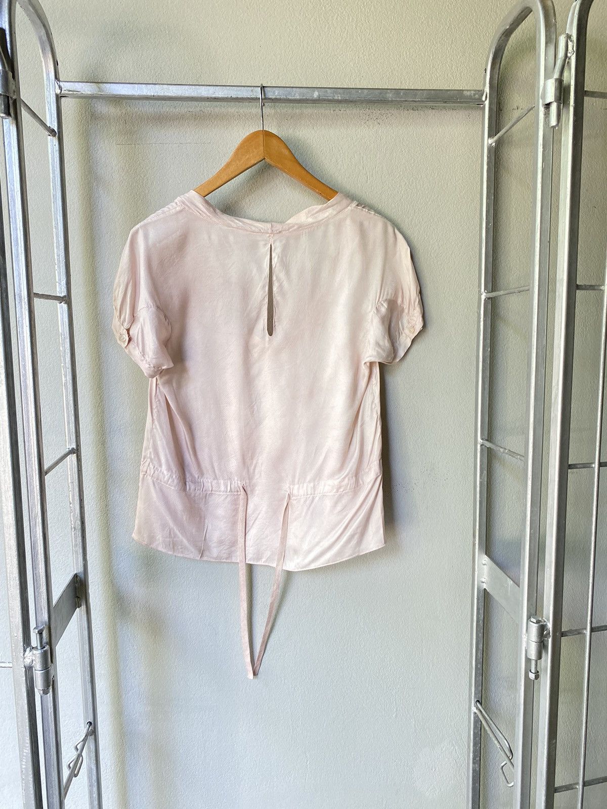 Prada Prada pink silk blouse Size ONE SIZE - 11 Thumbnail
