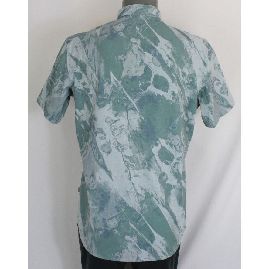 Lululemon Lululemon Airing Easy Shirt L Marble Print Button Up Green Size US L / EU 52-54 / 3 - 4 Thumbnail