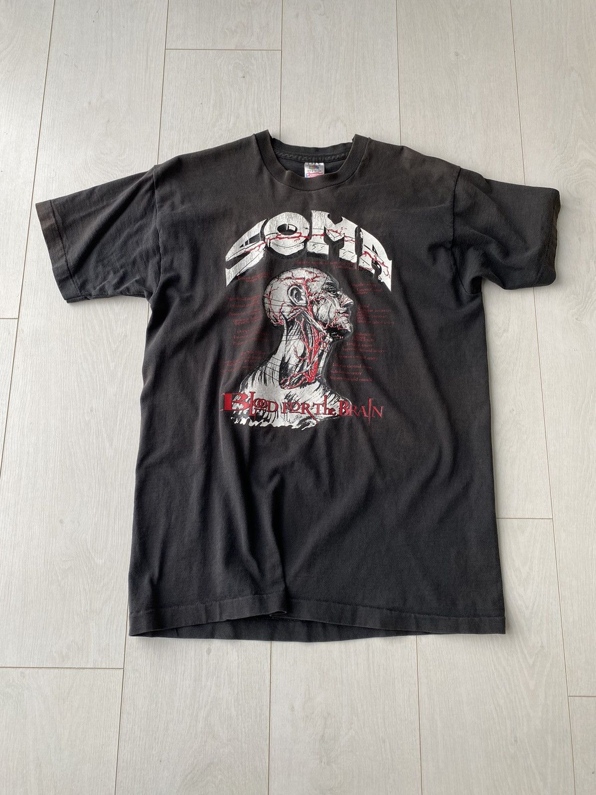 image of Band Tees x Vintage 90's Vintage Soma Medical Band Tee Single Stitch in Black, Men's (Size Large)