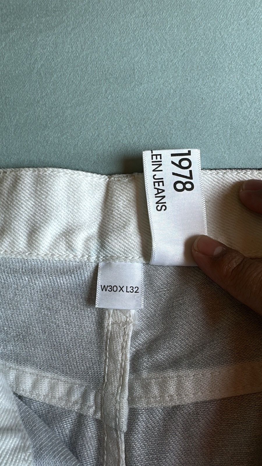 Calvin Klein 205W39NYC Moon Landing Jeans Size US 30 / EU 46 - 10 Thumbnail