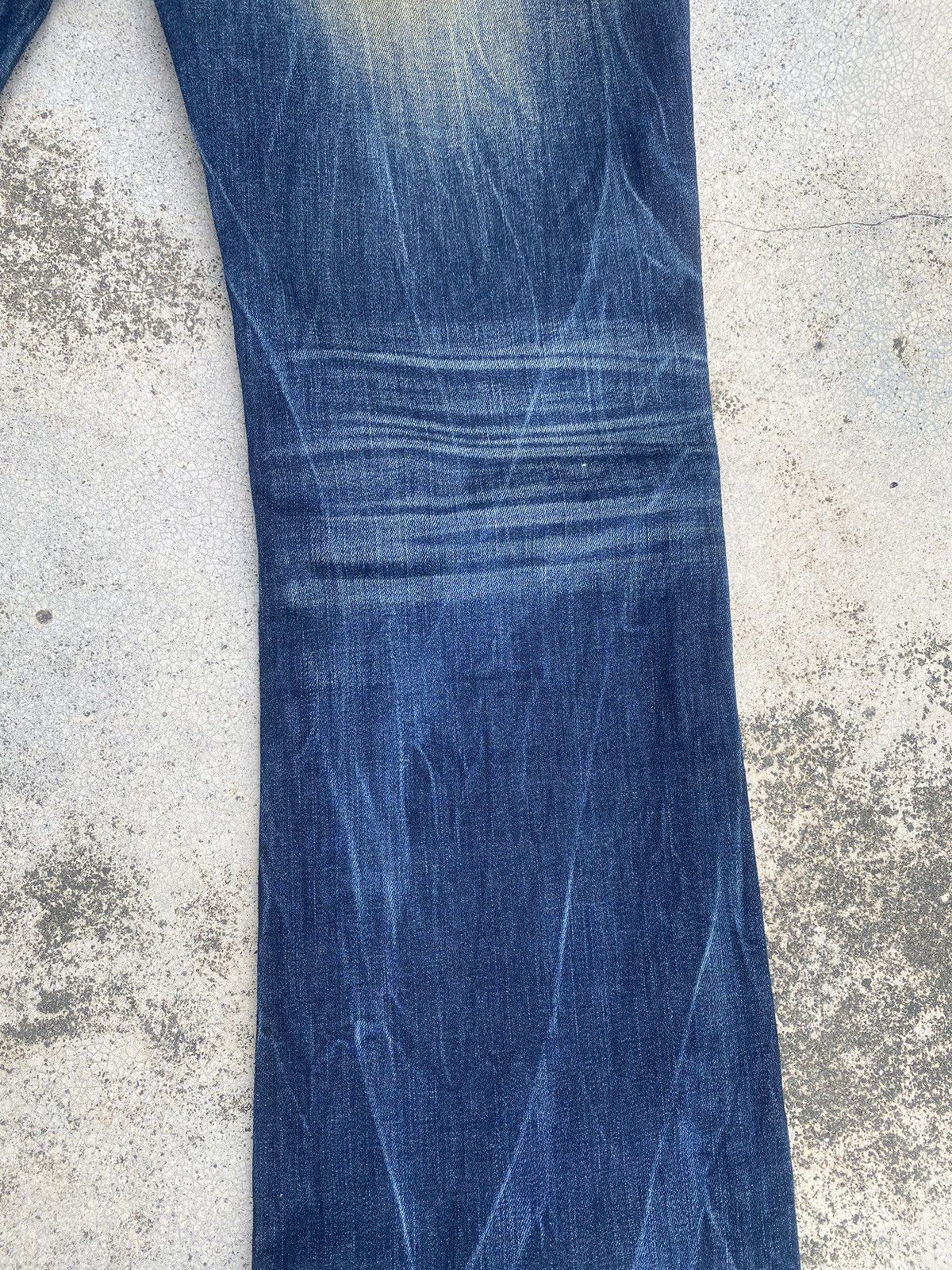 If Six Was Nine × Le Grande Bleu (L.G.B.) Flare Jeans Red Papper Clawmark Studded Cross Bootcut Size US 30 / EU 46 - 18 Thumbnail