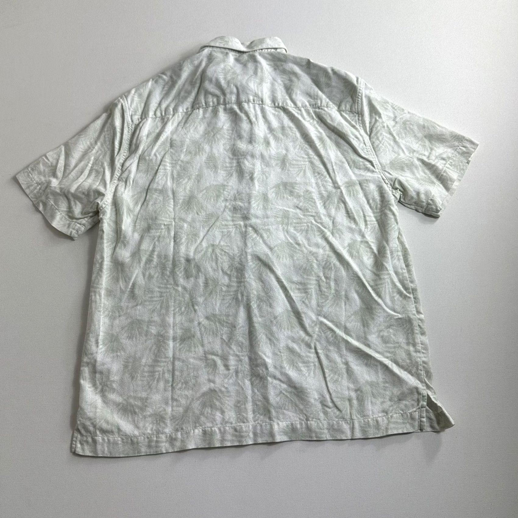 Nat Nast VINTAGE Nat Nast Silk Blend Short Sleeve Camp Shirt Mens Medium Green Floral Shirt Size US M / EU 48-50 / 2 - 2 Thumbnail
