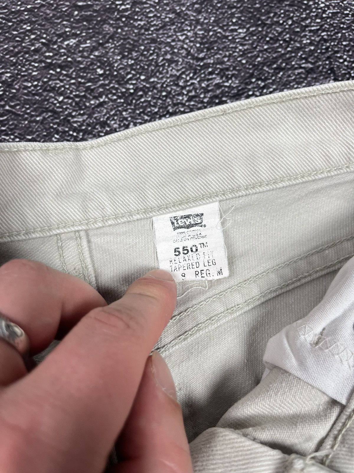 Levi's Vintage 90s made in USA Levi’s 550 Denim Pants Jeans Size 8M Size 30" / US 8 / IT 44 - 16 Thumbnail