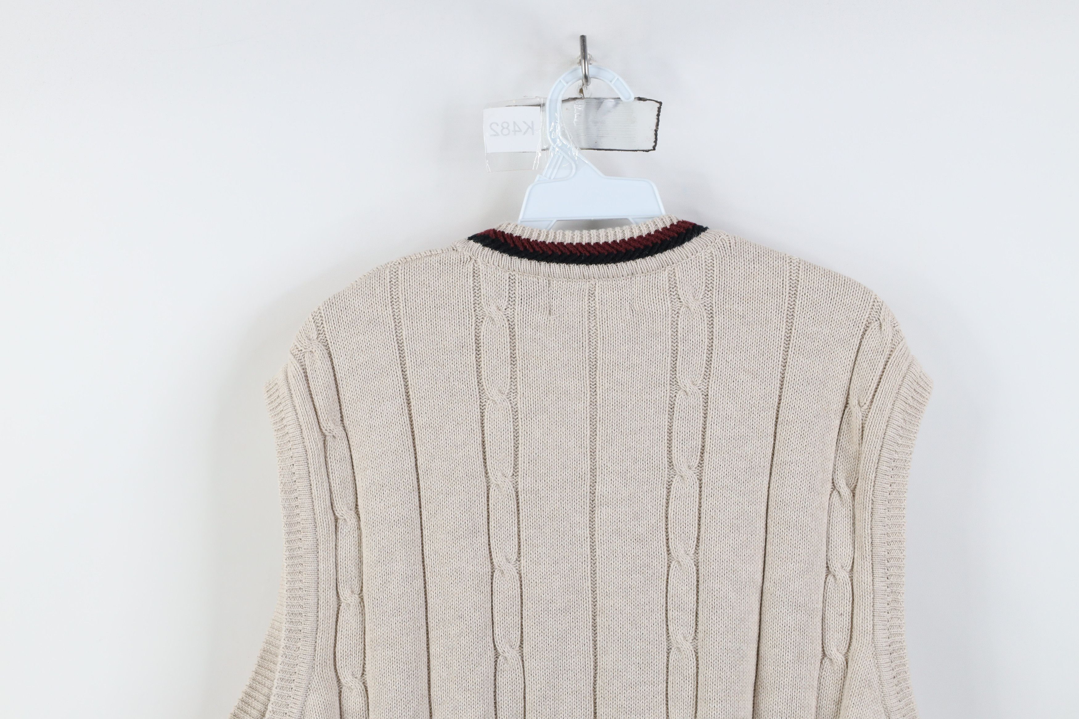 Vintage Vintage 90s Streetwear Knit Cardigan Sweater Vest Golfing Size US XL / EU 56 / 4 - 11 Thumbnail