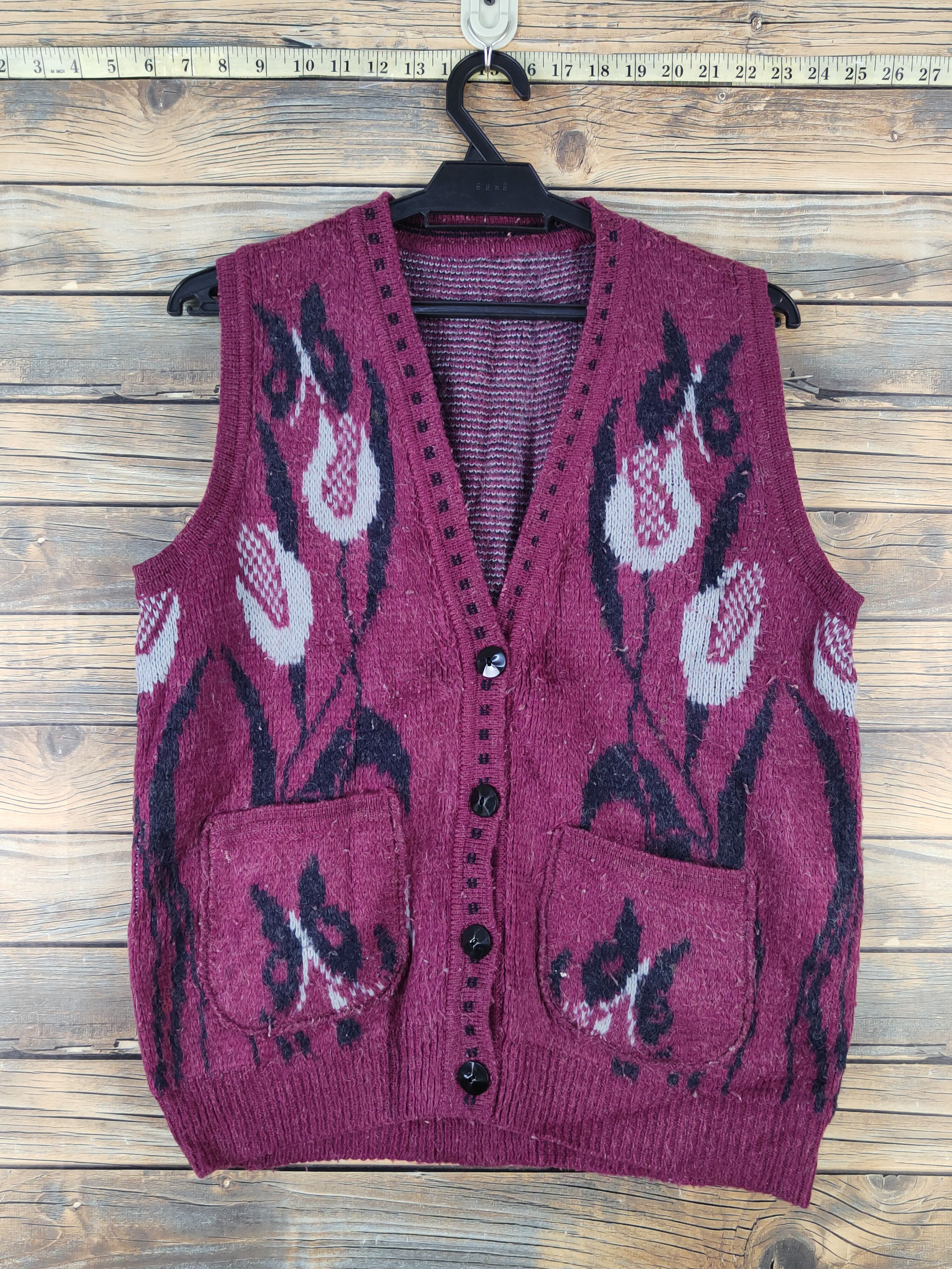 Japanese Brand Purple Knitwear Vests #W1671