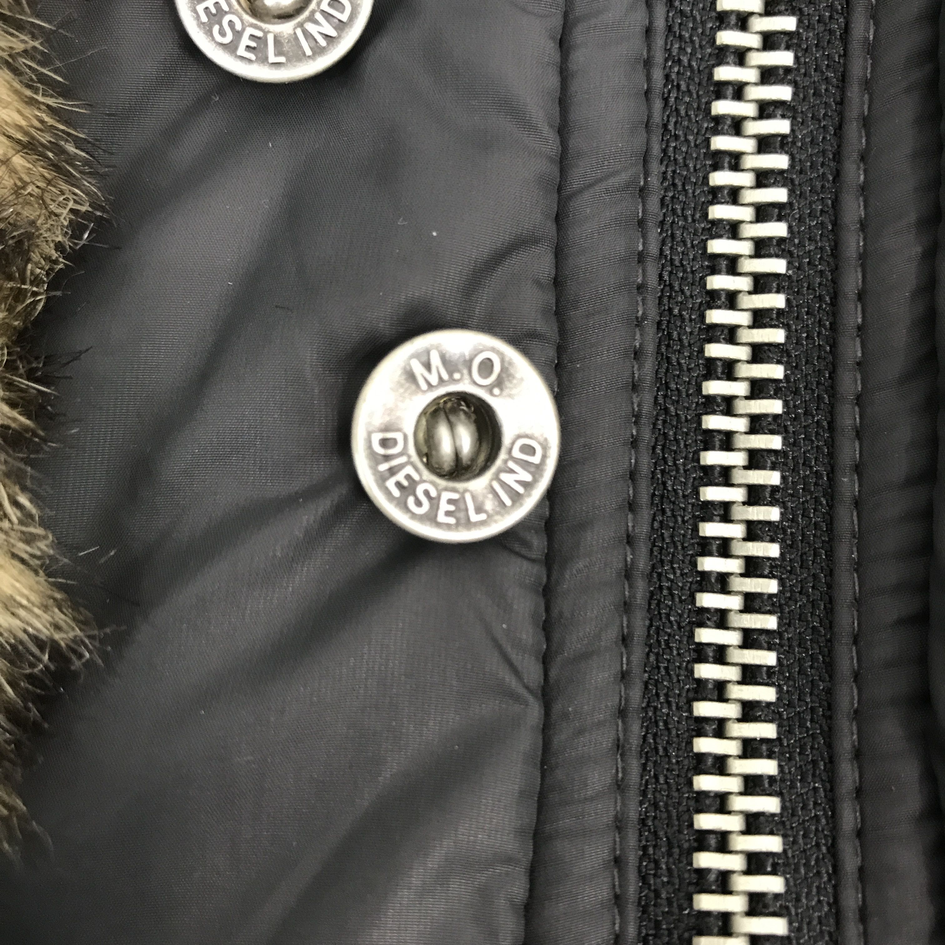 Diesel × Vintage Vintage Diesel Real Fur Jacket design Size US XS / EU 42 / 0 - 7 Thumbnail