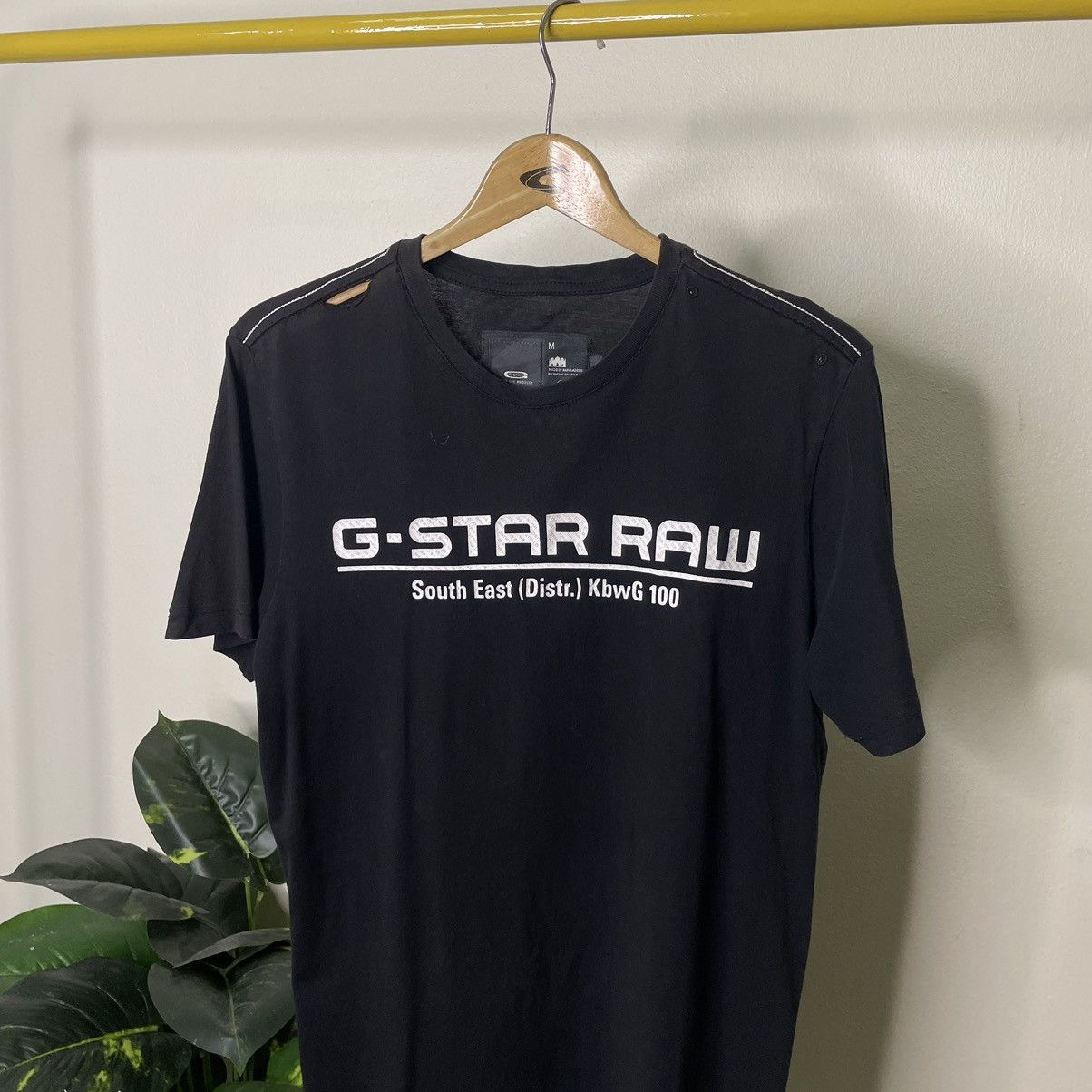 G-Star G Star Raw Black T Shirt Size US M / EU 48-50 / 2 - 2 Thumbnail