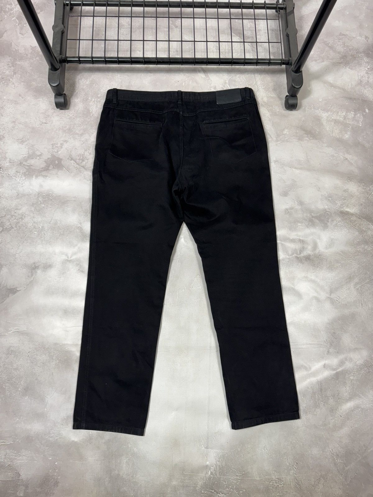 Brioni Vintage Brioni Men's Black Denim Pants Size US 41 - 11 Thumbnail