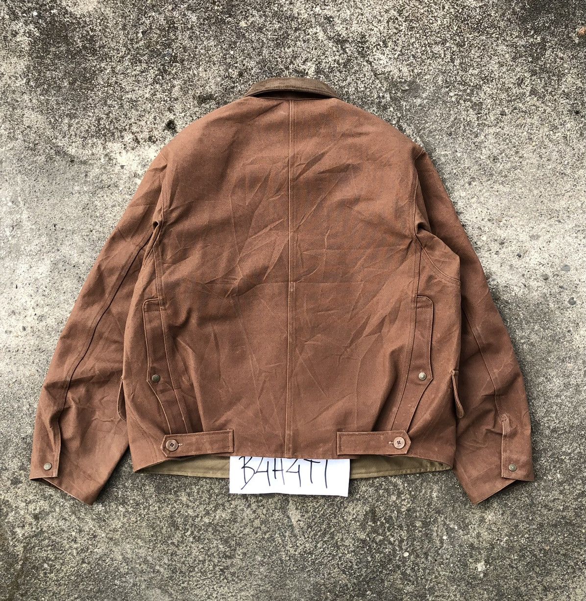 Japanese Brand × Trophy Clothing Oiled Hunting Jacket Size US XL / EU 56 / 4 - 8 Thumbnail