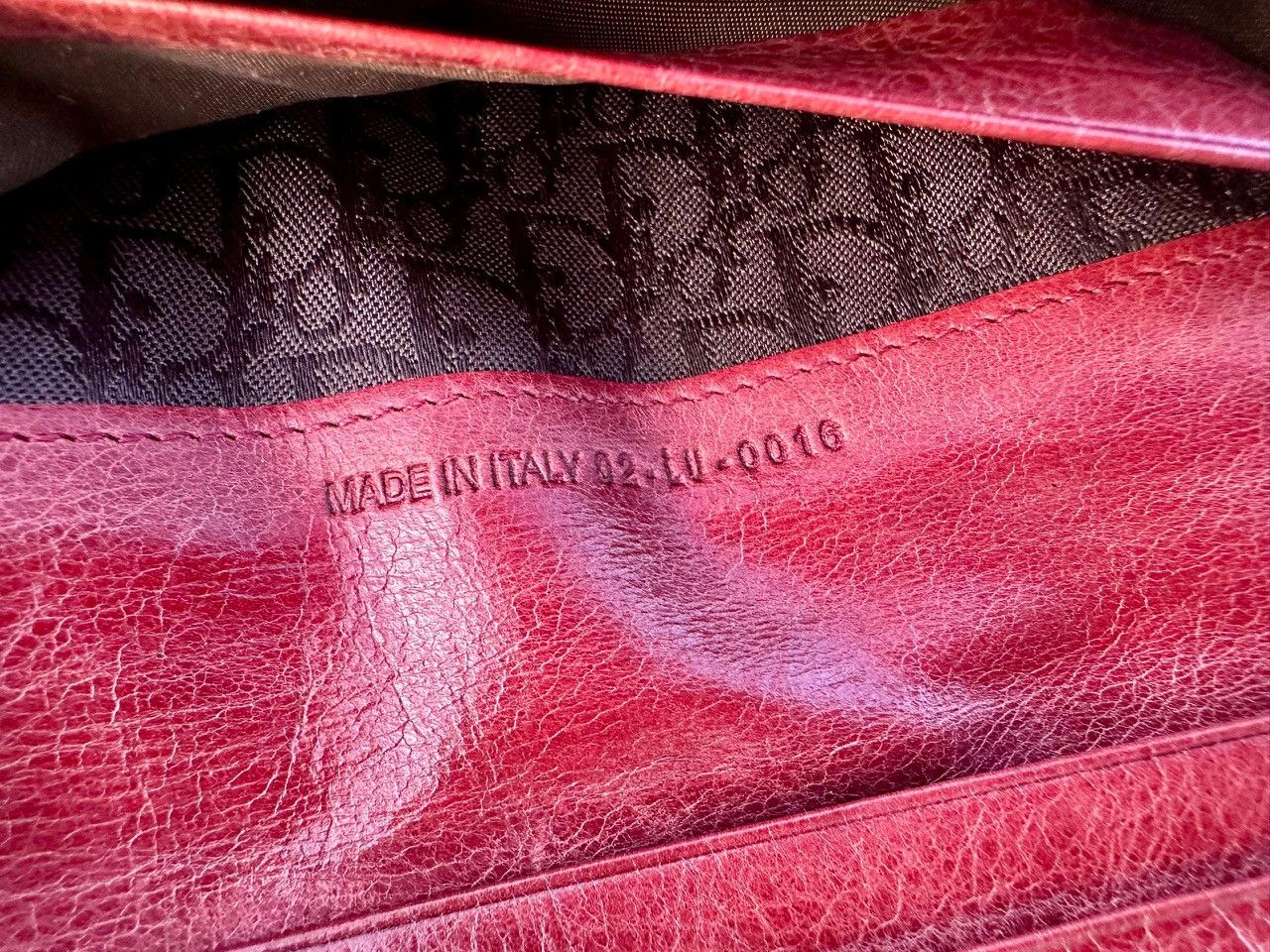 Dior Authentic Christian Dior Denim Saddle Wallet Size ONE SIZE - 10 Thumbnail