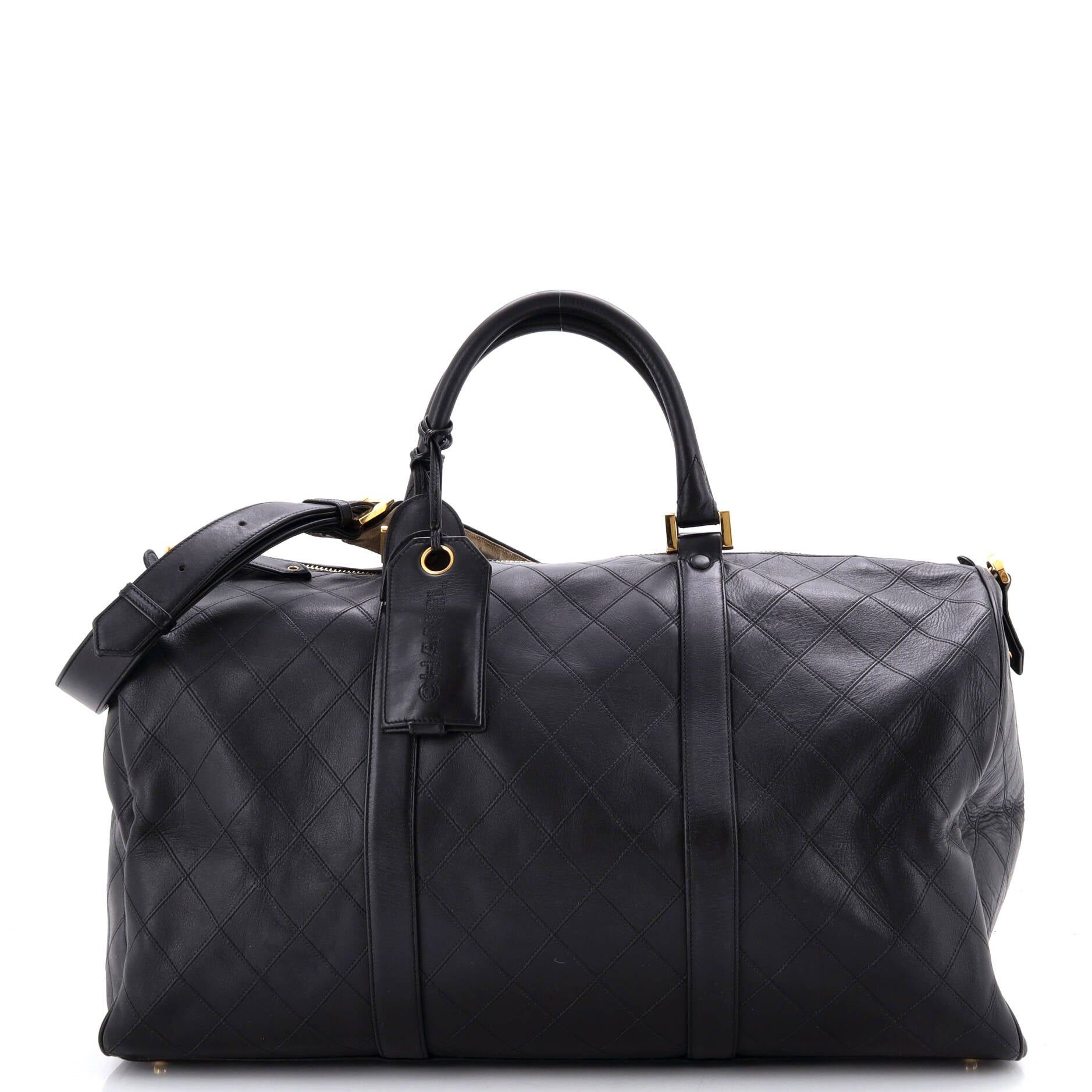 Chanel Vintage Diamond Stitch Boston Bag Size ONE SIZE - 1 Thumbnail