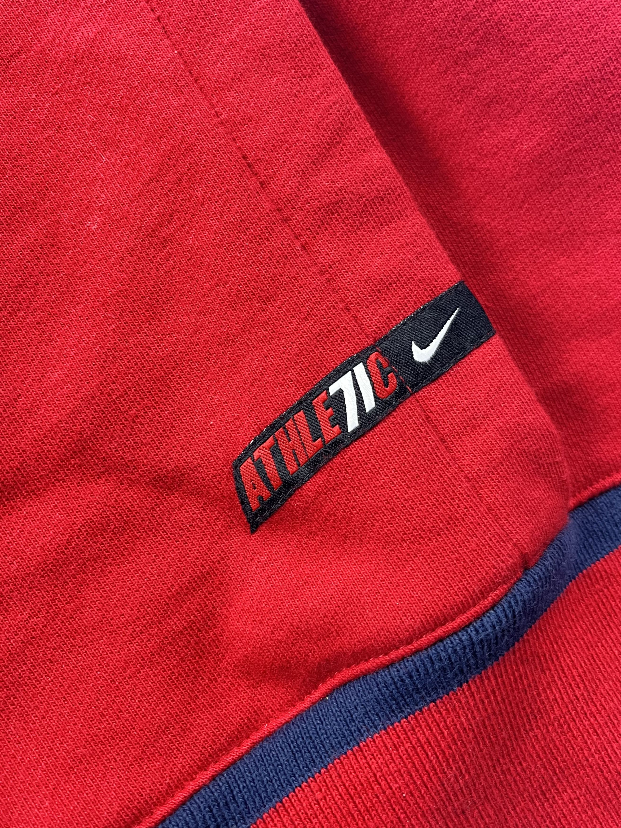 Nike × Vintage RARE! NIKE Vintage Center Logo Hoodie Size US M / EU 48-50 / 2 - 5 Thumbnail