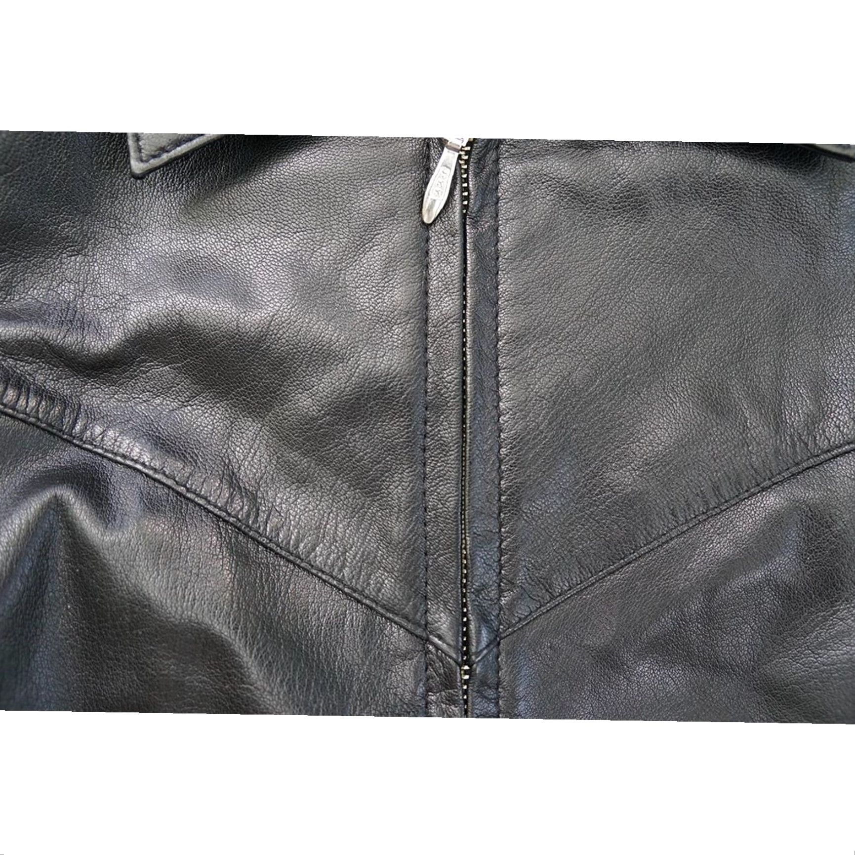Wilson VINTAGE Wilson's Leather Maxima Women's Jacket Coat Black Zipper Large Size L / US 10 / IT 46 - 4 Thumbnail