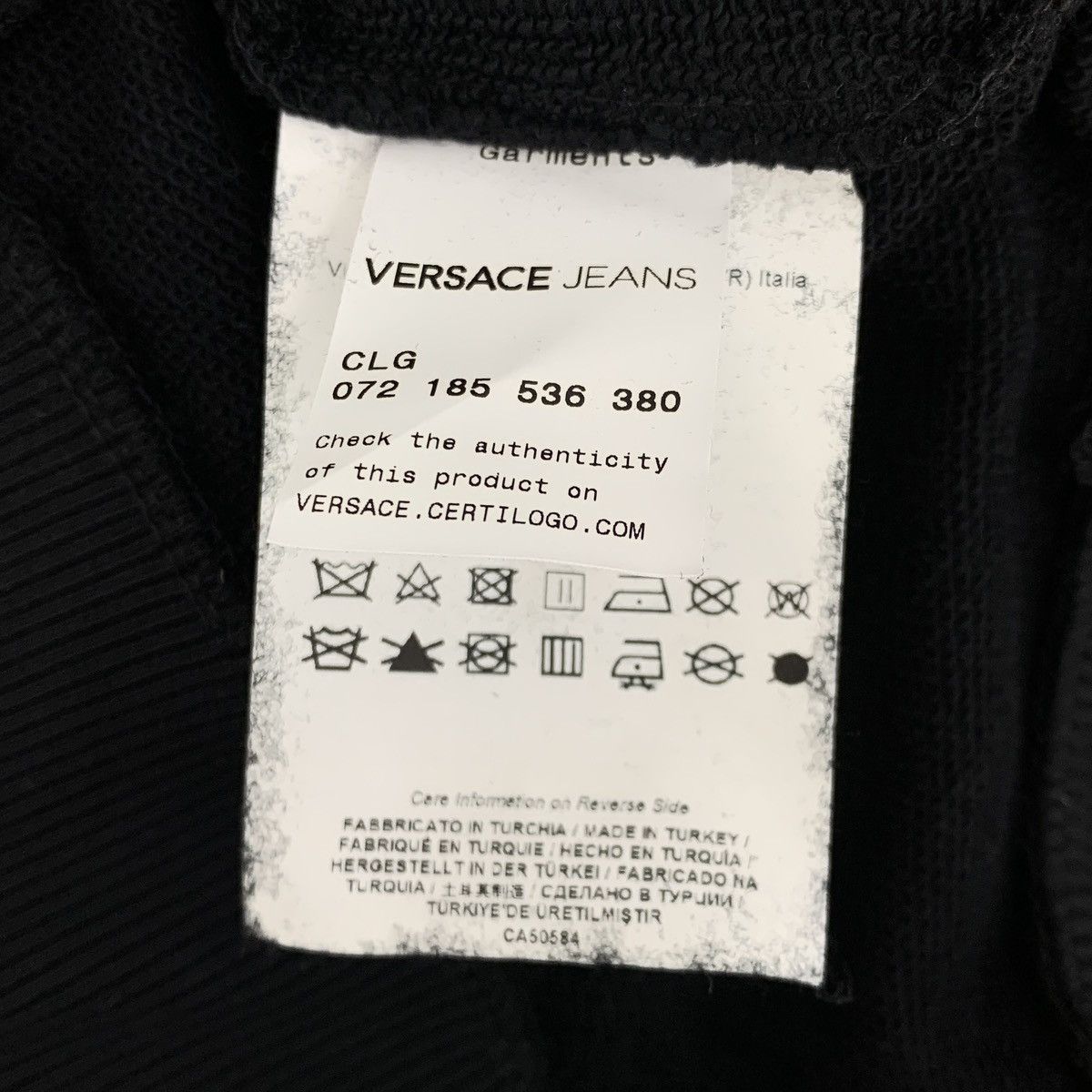 Versace Versace Logo Pattern Printed Long Sleeve Sweatshirt K26WX Size US M / EU 48-50 / 2 - 7 Thumbnail