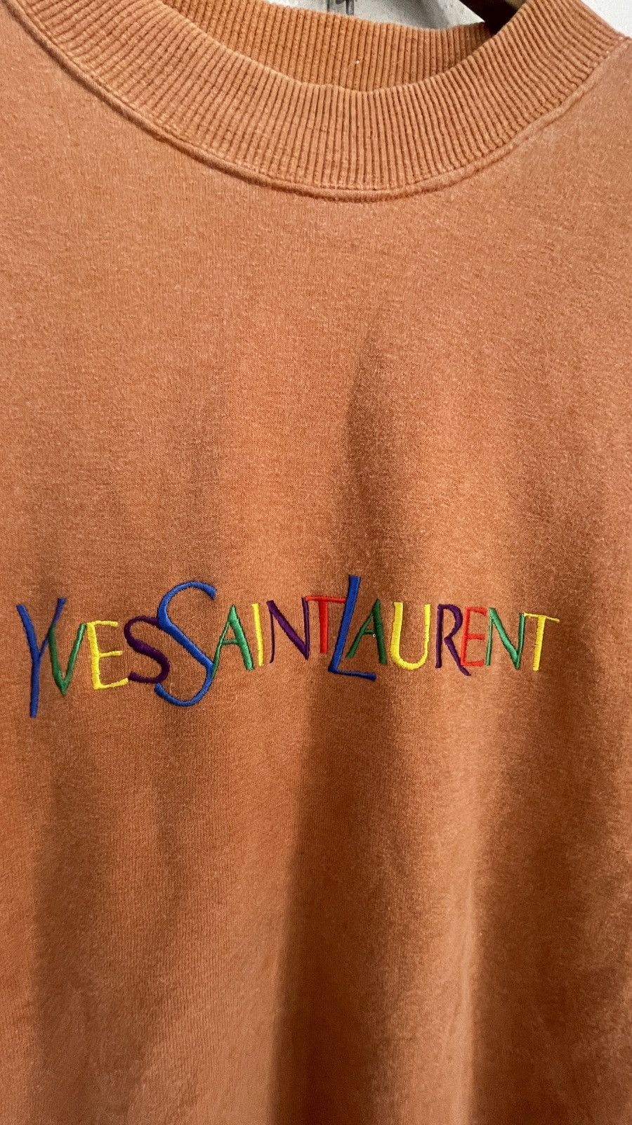 Yves Saint Laurent Vintage 90s YVES SAINT LAURENT Sweatshirt Size US L / EU 52-54 / 3 - 2 Thumbnail
