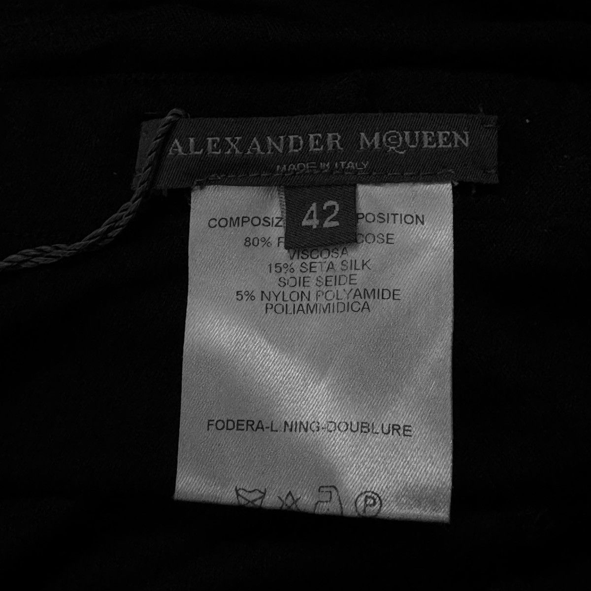 Alexander McQueen Alexander McQueen Runway SS2003 black cut-out dress Size M / US 6-8 / IT 42-44 - 7 Thumbnail
