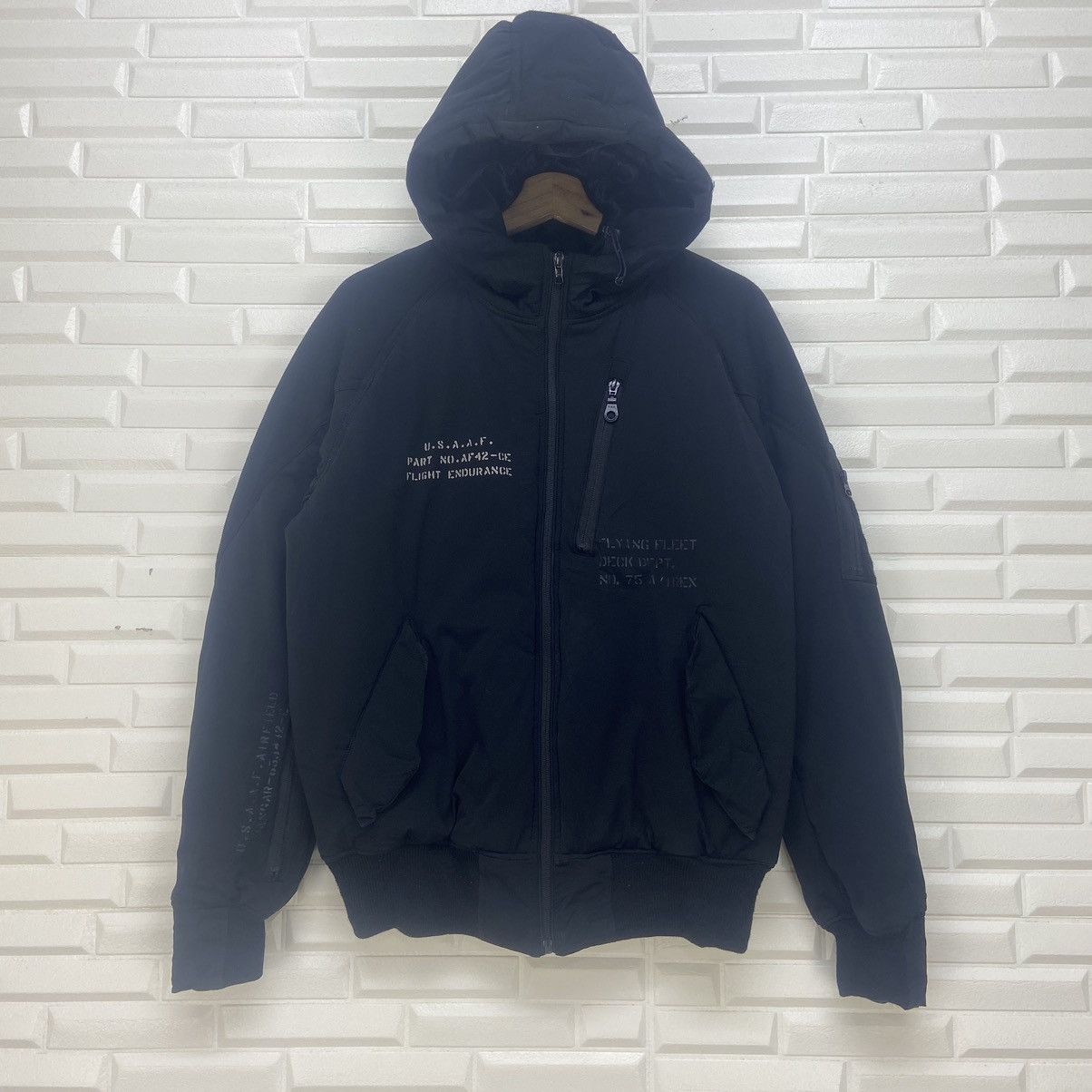 Avirex Flying Fleet Deck Dept. Air Field USAAF Bomber Jacket
