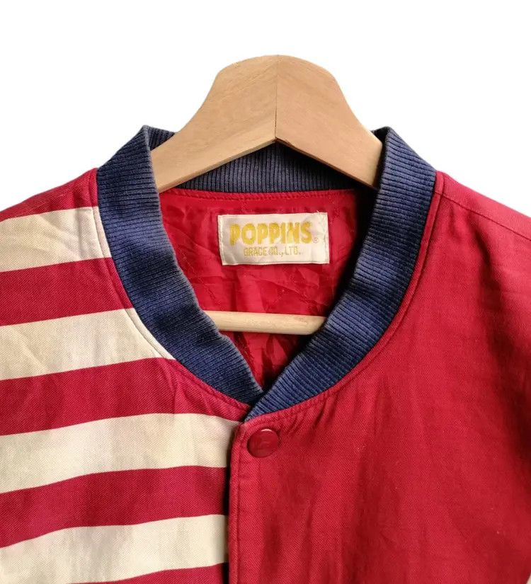 Japanese Brand Vintage Mickey Mouse POPPINS American Flag Jacket Size US M / EU 48-50 / 2 - 11 Thumbnail