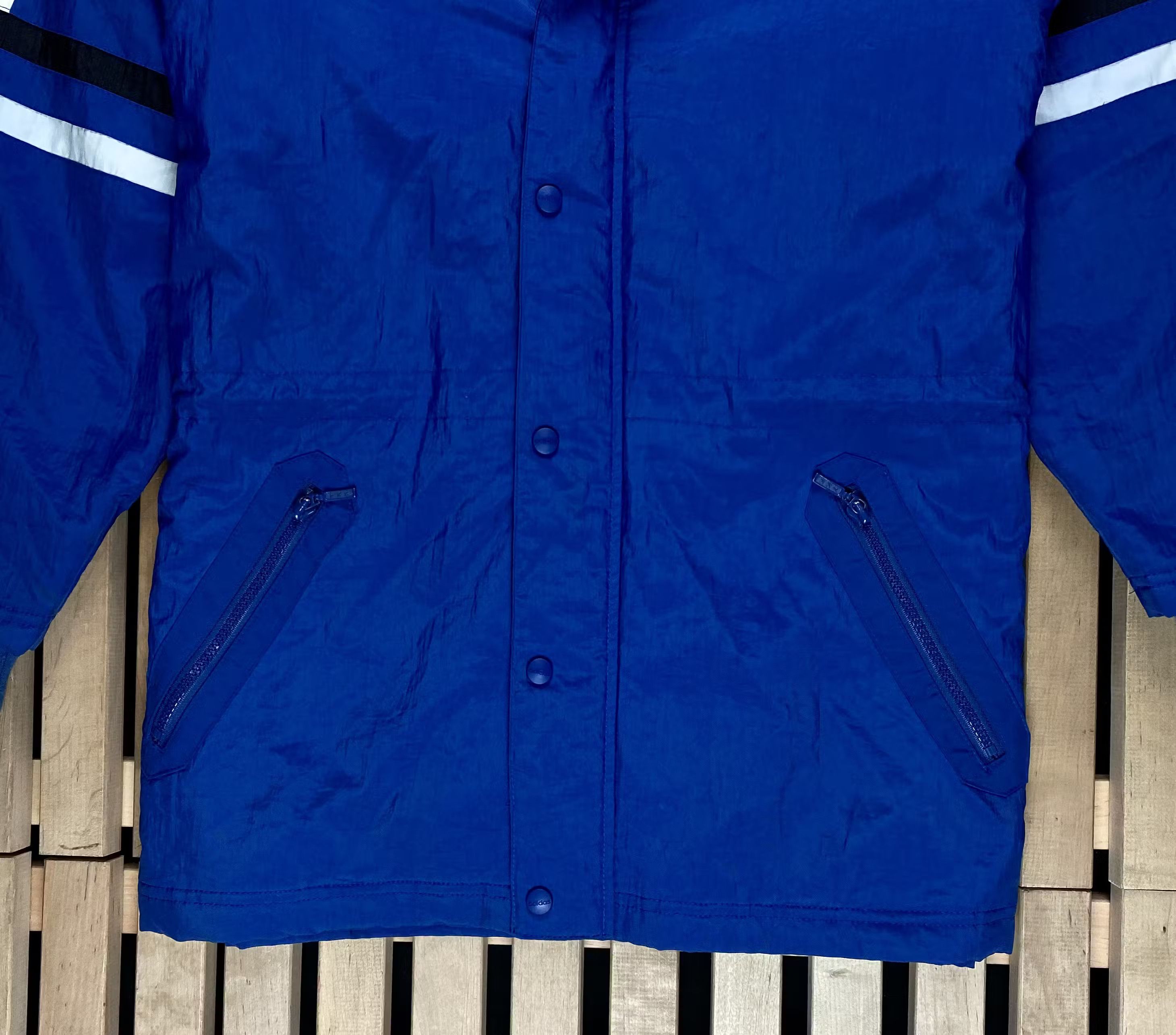 Adidas × Vintage Mens Hooded Jacket Adidas Vintage Size S Size US S / EU 44-46 / 1 - 3 Thumbnail