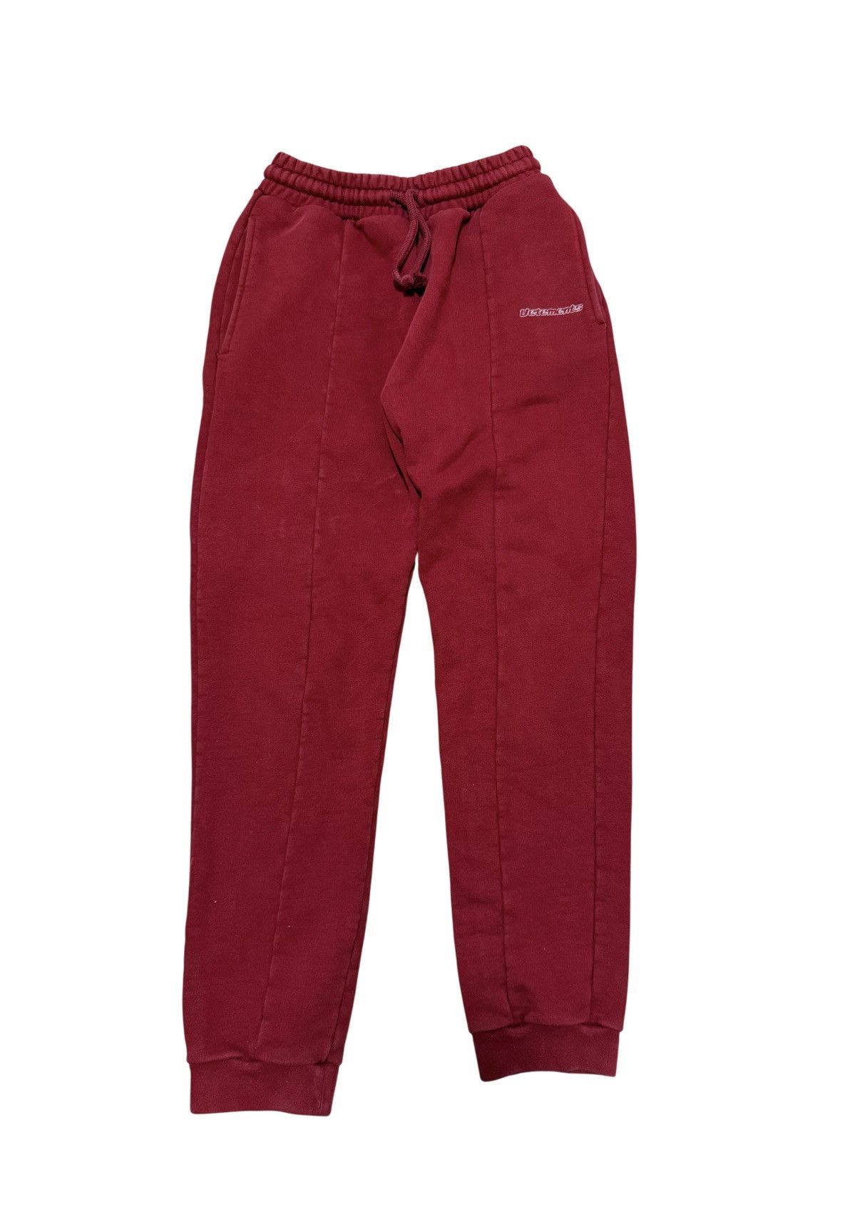 Vetements Vetements Sweatpants Pleated 2017 Tricots Hiver Burgundy Red Size US 30 / EU 46 - 1 Thumbnail
