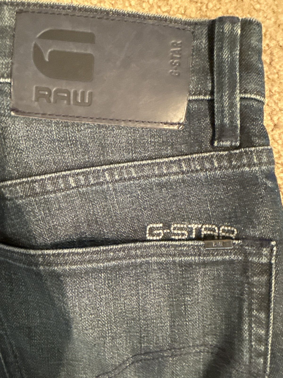 G-Star G Star Raw 3301 Slim Jeans Size US 32 / EU 48 - 4 Thumbnail