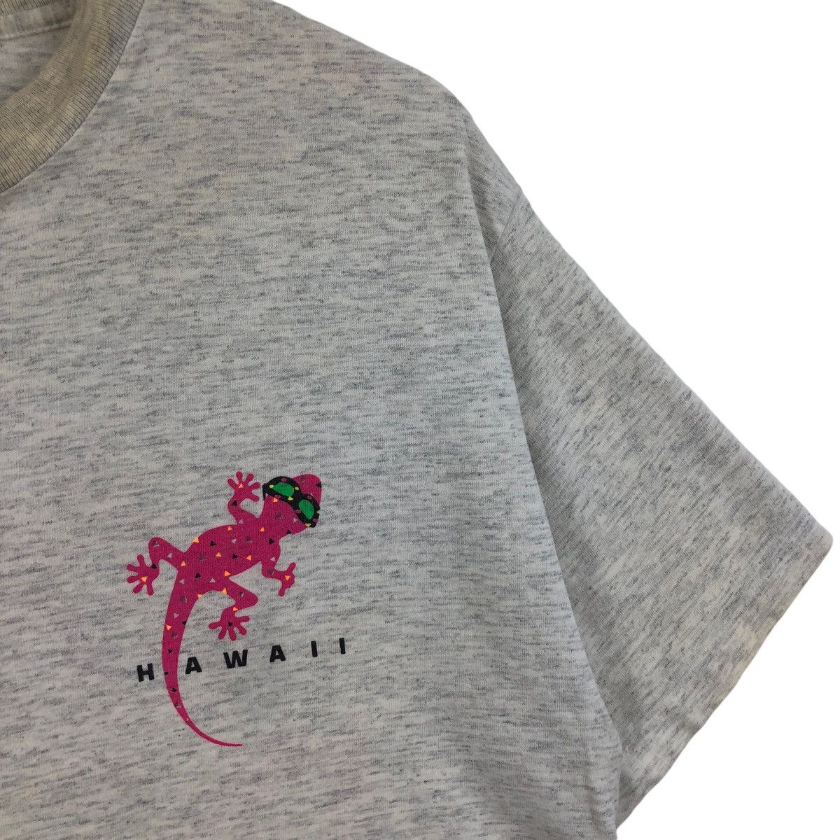 Vintage Vintage 90s DECKO GECKO Hawaii Tee Shirt Surf Size US L / EU 52-54 / 3 - 3 Thumbnail